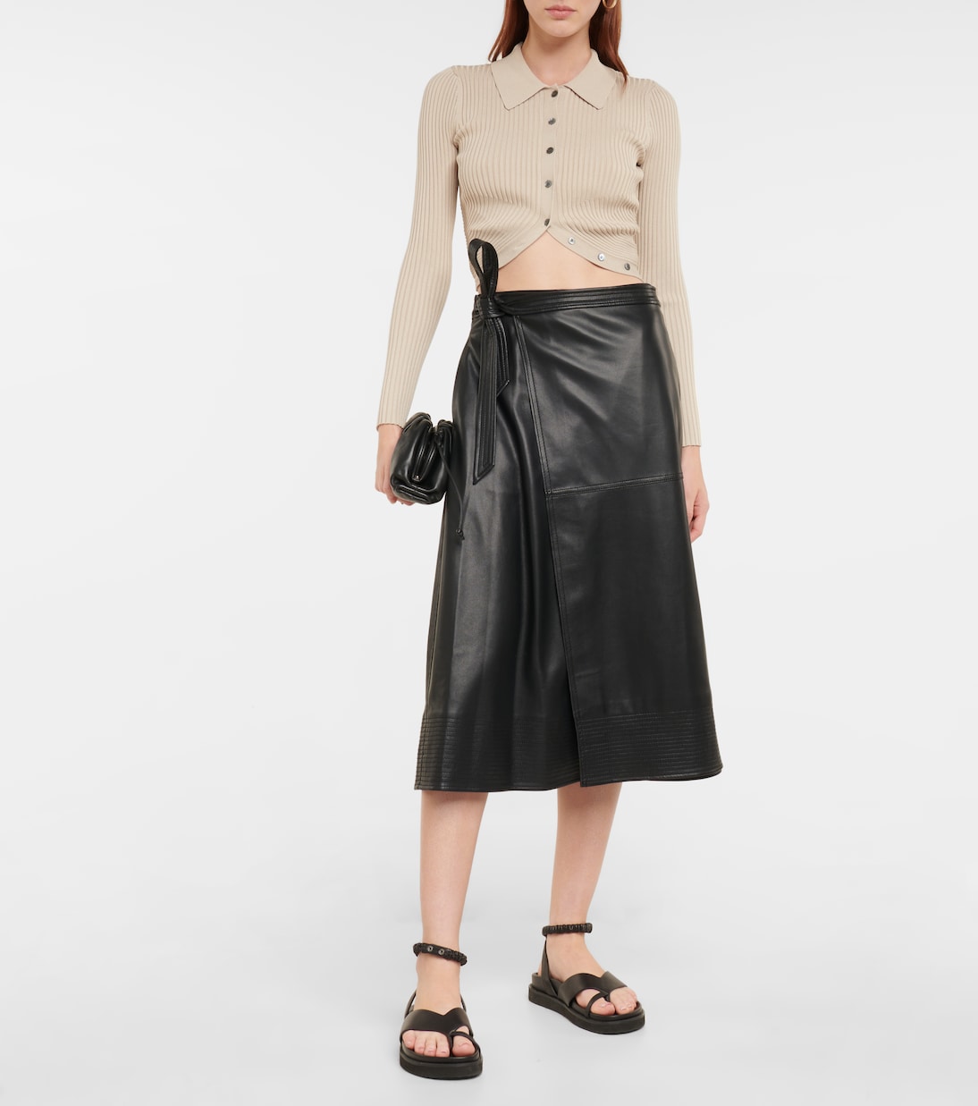 Sol ribbed-knit crop cardigan | Simkhai