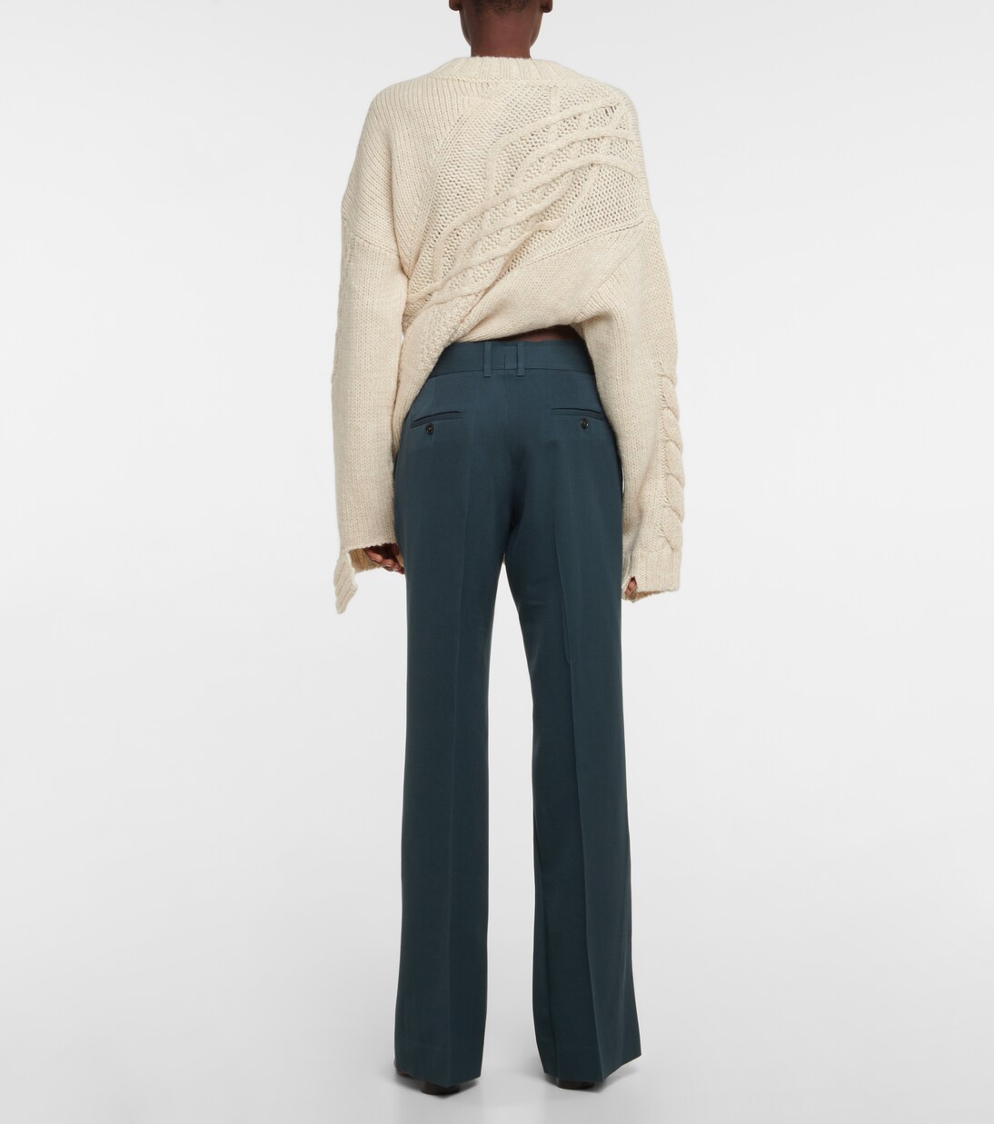 Hose aus einem Wollgemisch | MM6 Maison Margiela