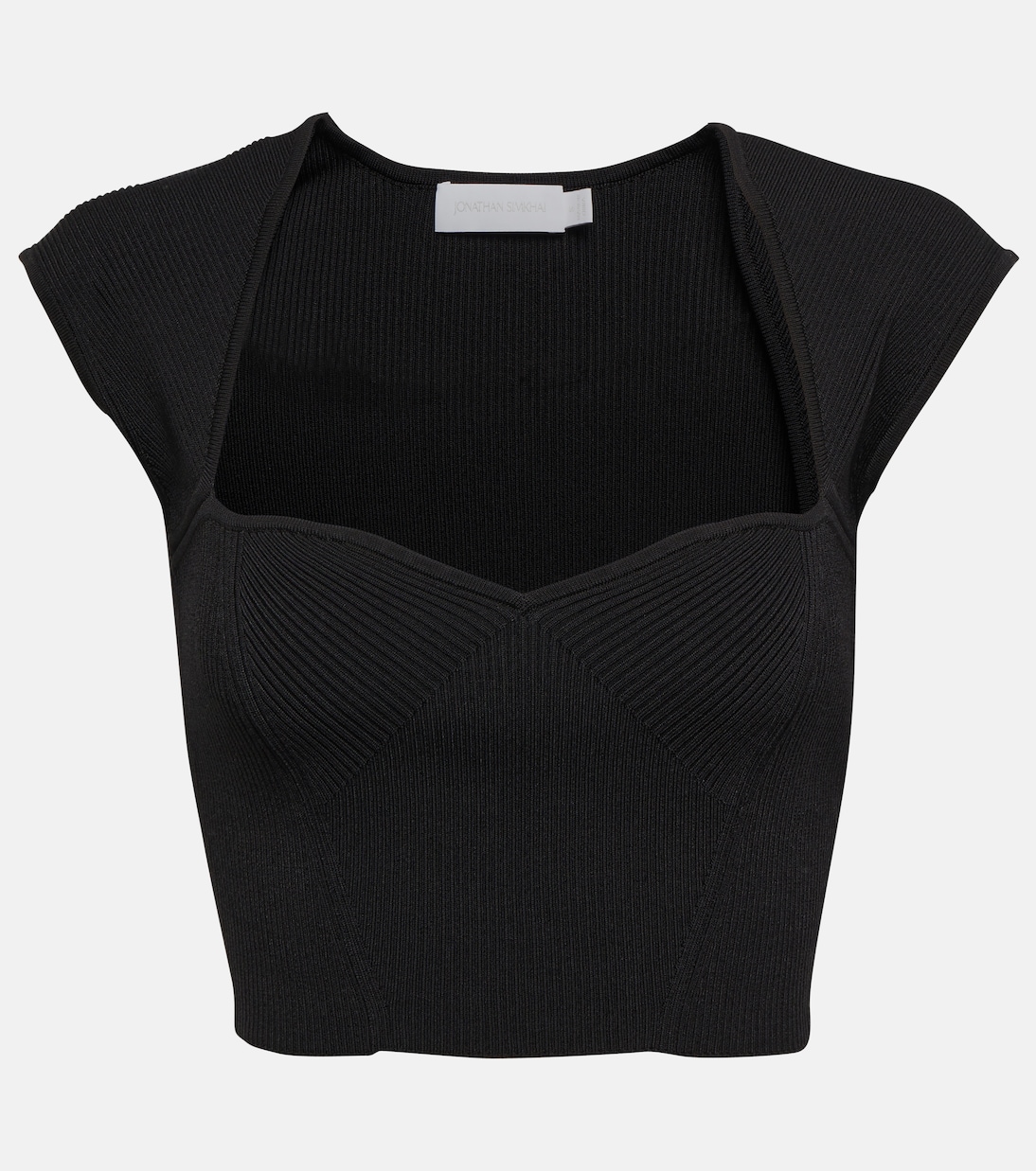 Cropped-Top Abia aus Rippstrick | Simkhai