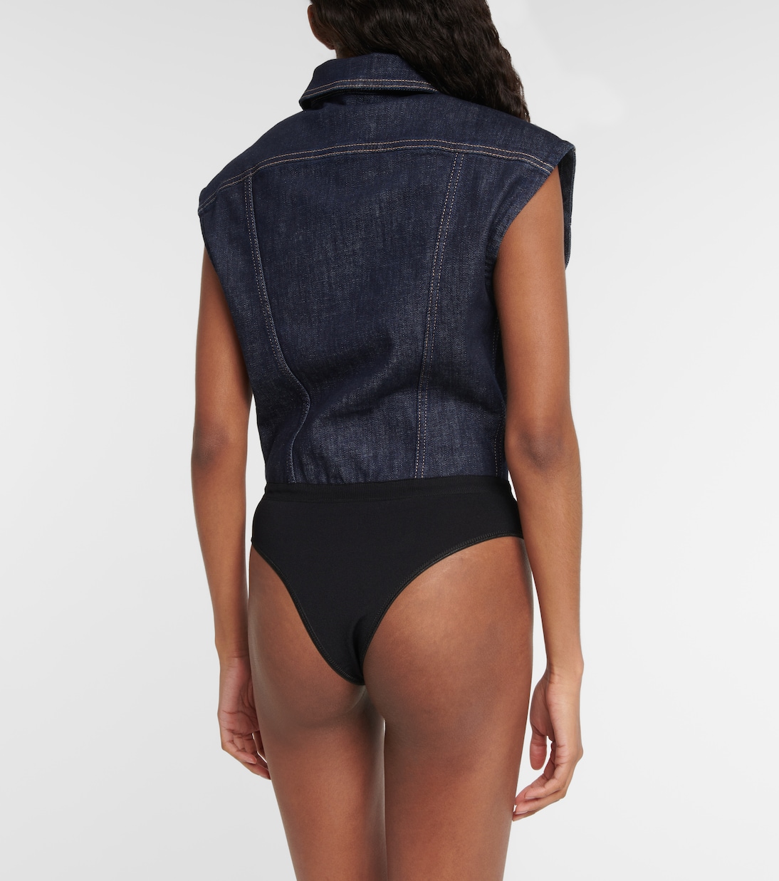 Body aus Denim | Alaïa