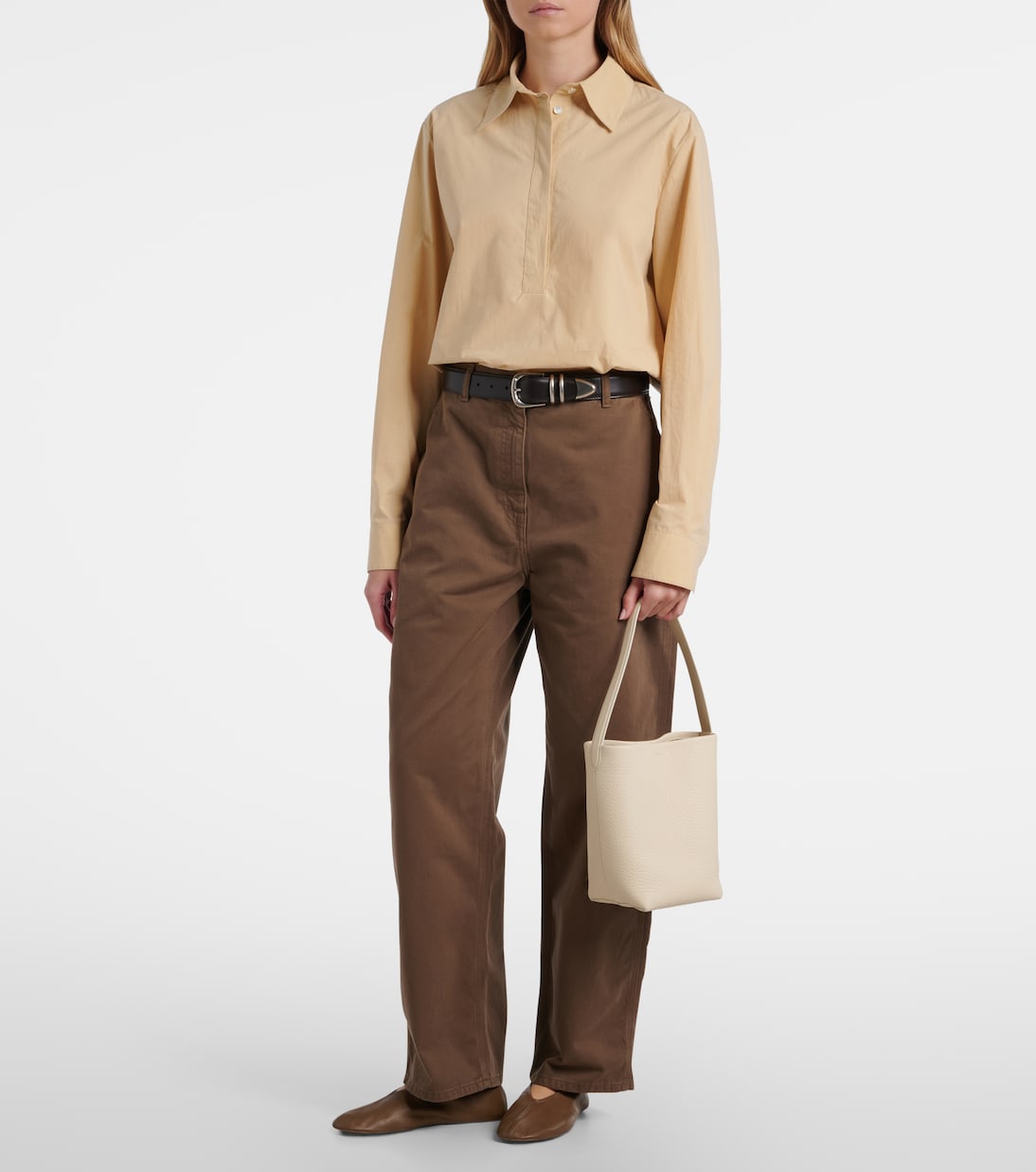 Sac N/S Park Small en cuir | The Row