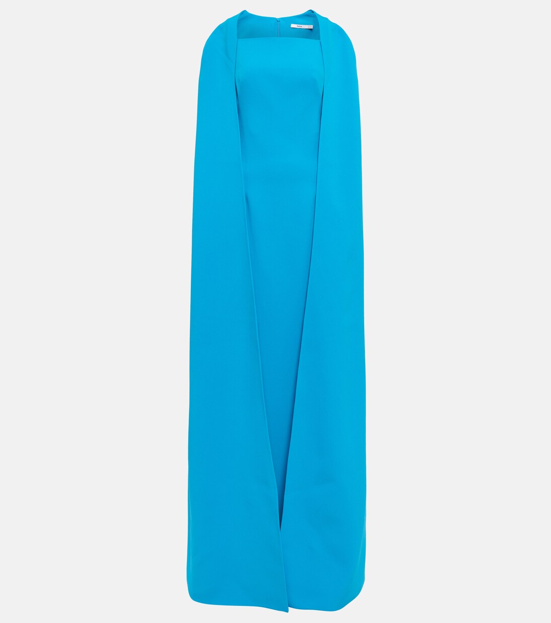 Cape crêpe maxi dress | Safiyaa