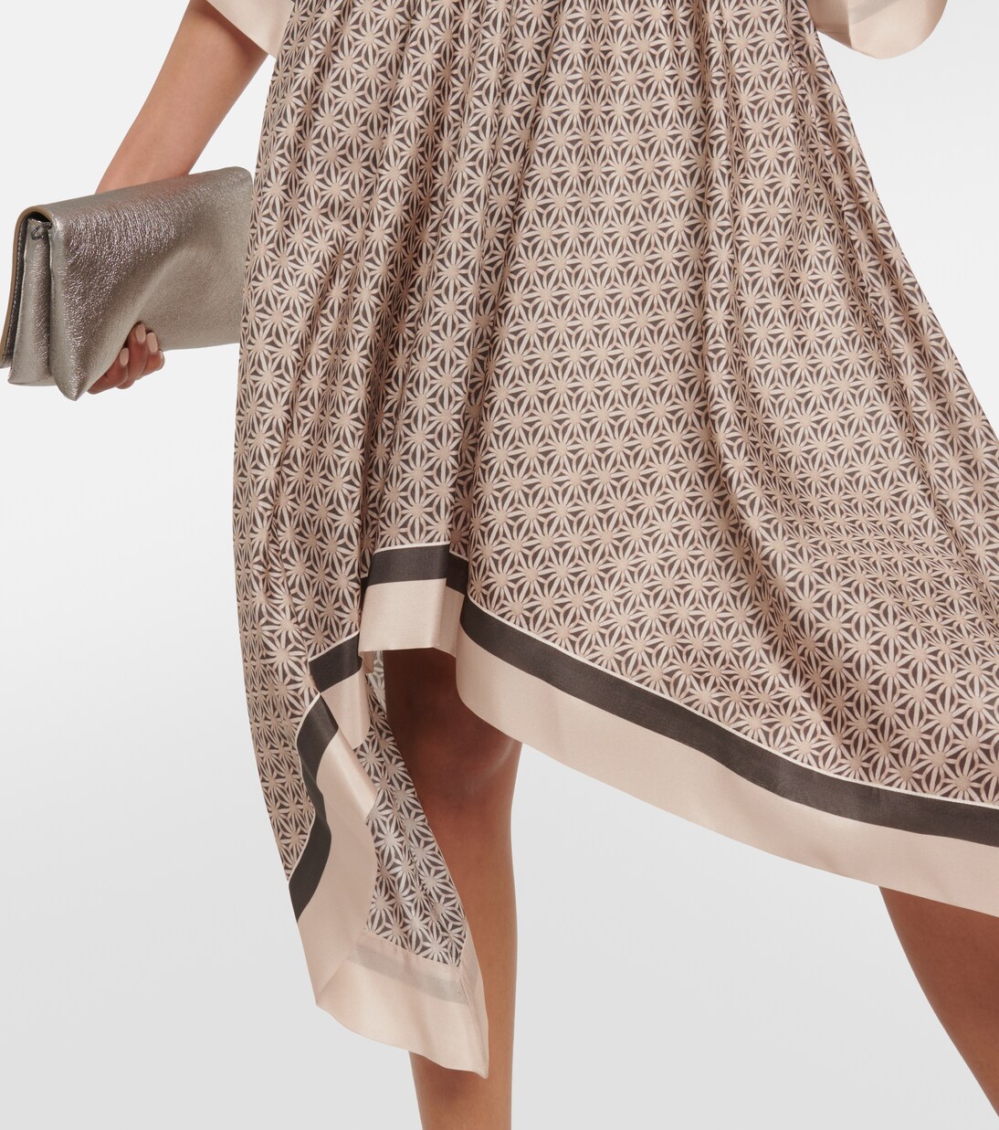 Cafetan imprimé en soie | Brunello Cucinelli