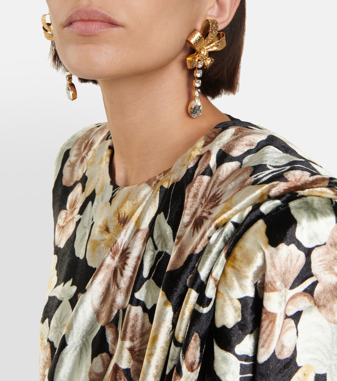Hollis crystal-embellished drop earrings | Jennifer Behr
