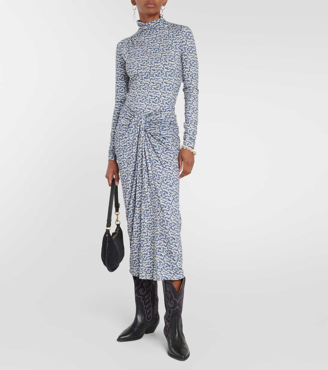 Bedruckter Midirock Jeldia aus Jersey | Marant Etoile