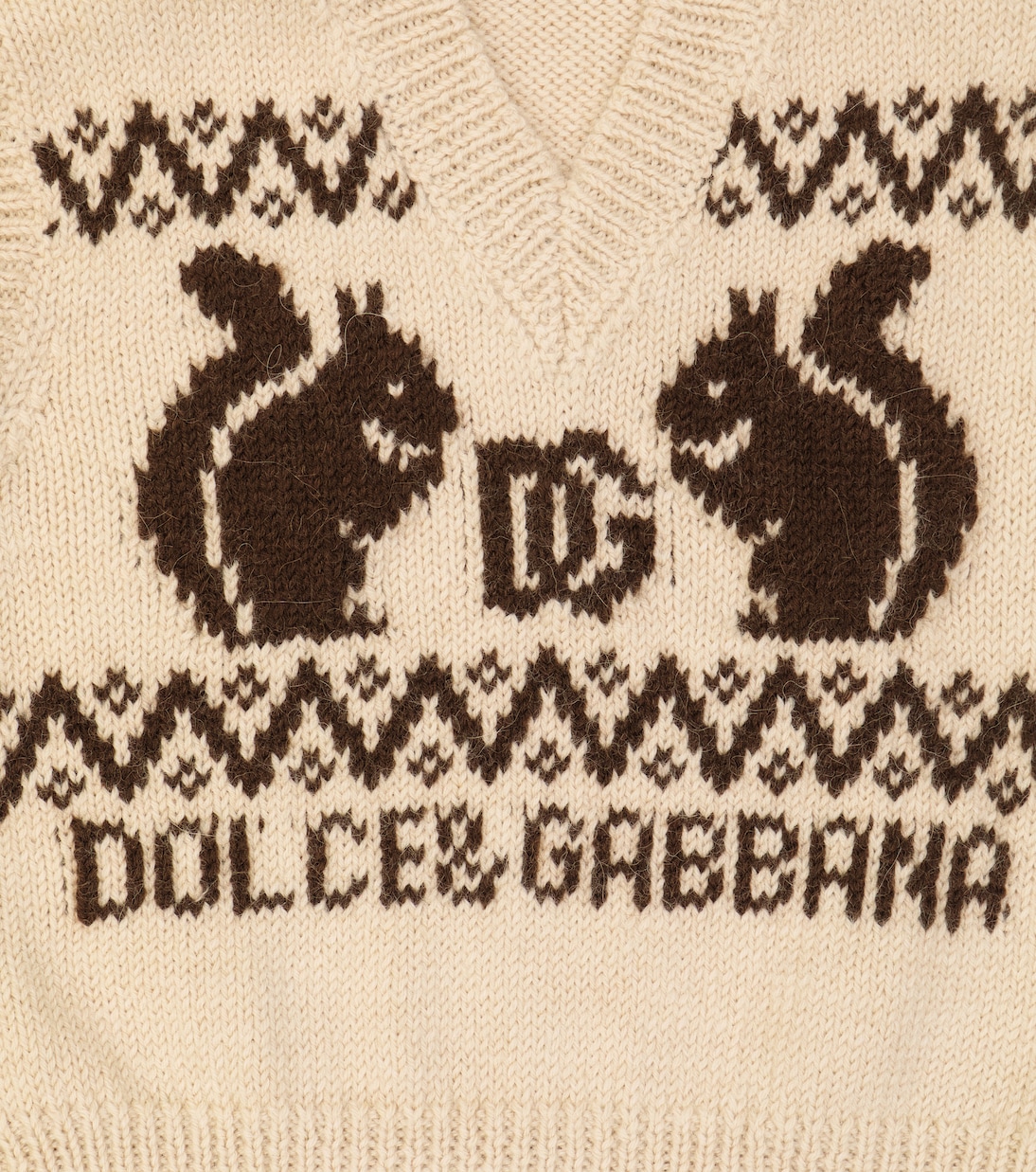 Pullunder aus Wolle und Alpakawolle | Dolce&Gabbana Kids