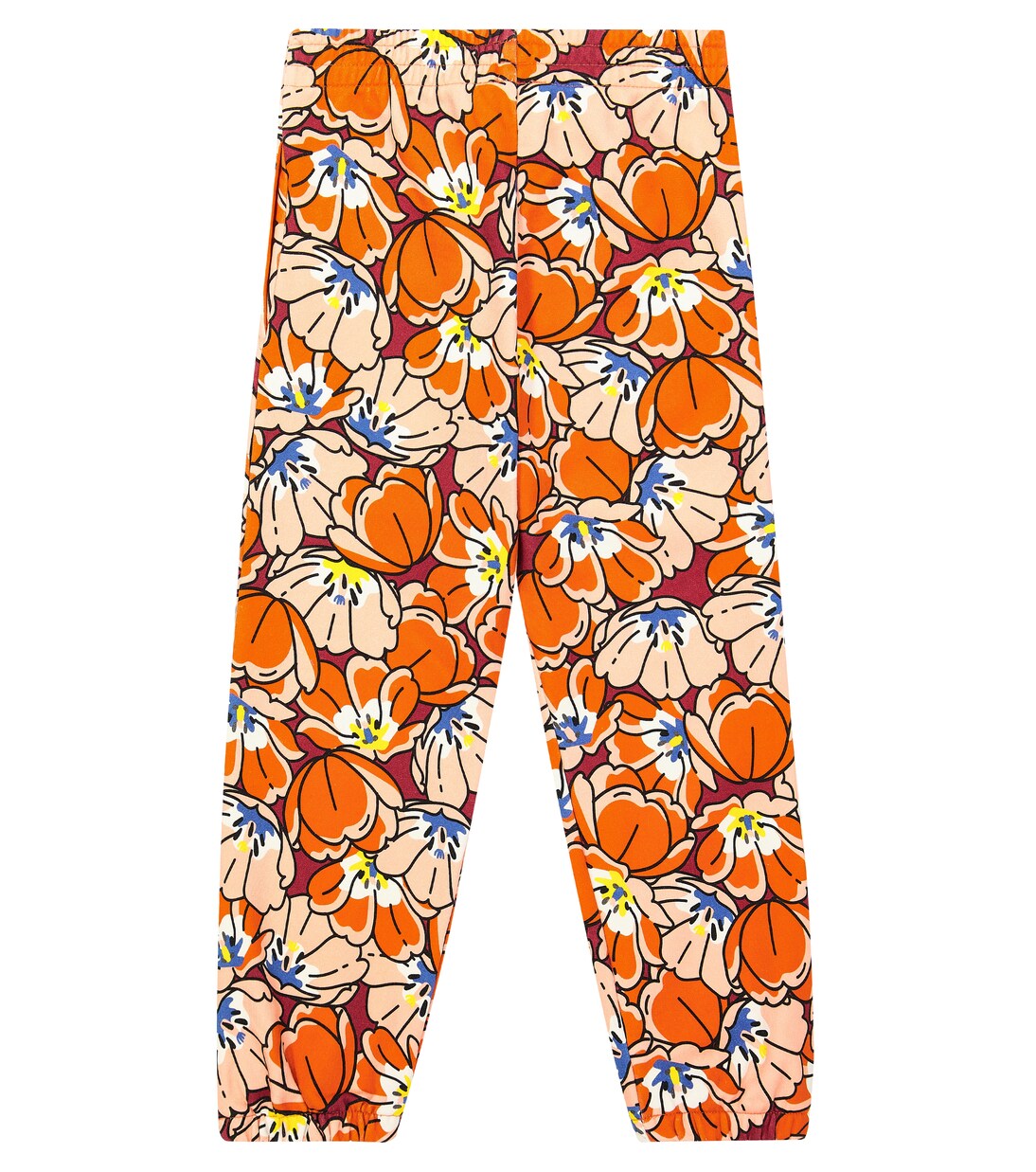 Floral cotton jersey sweatpants | Kenzo Kids
