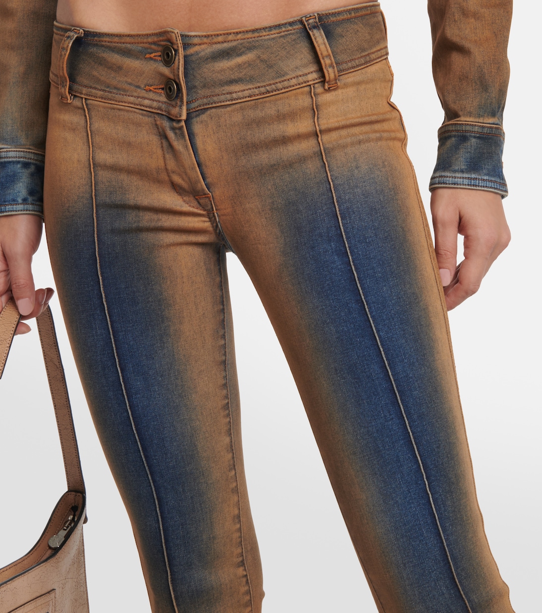 Harley low-rise flared jeans | KNWLS