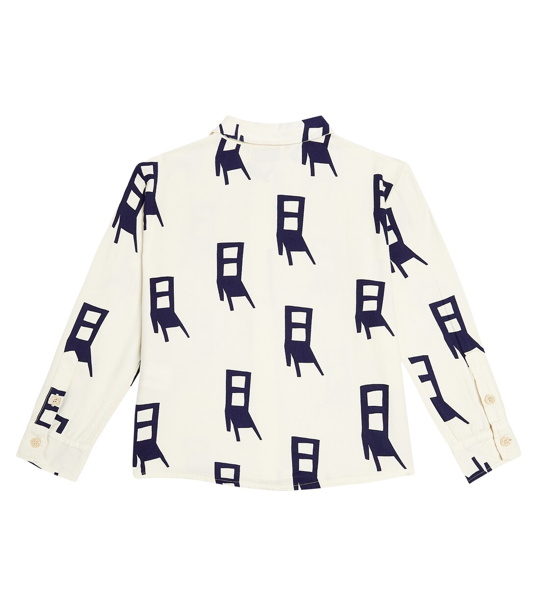 Have A Seat cotton-blend shirt | Bobo Choses