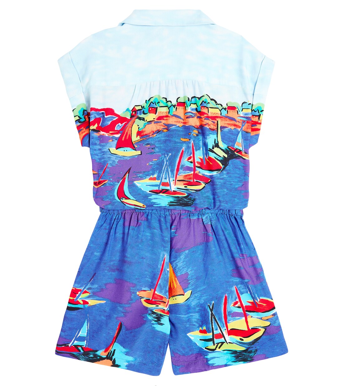 Printed jersey playsuit | Polo Ralph Lauren Kids