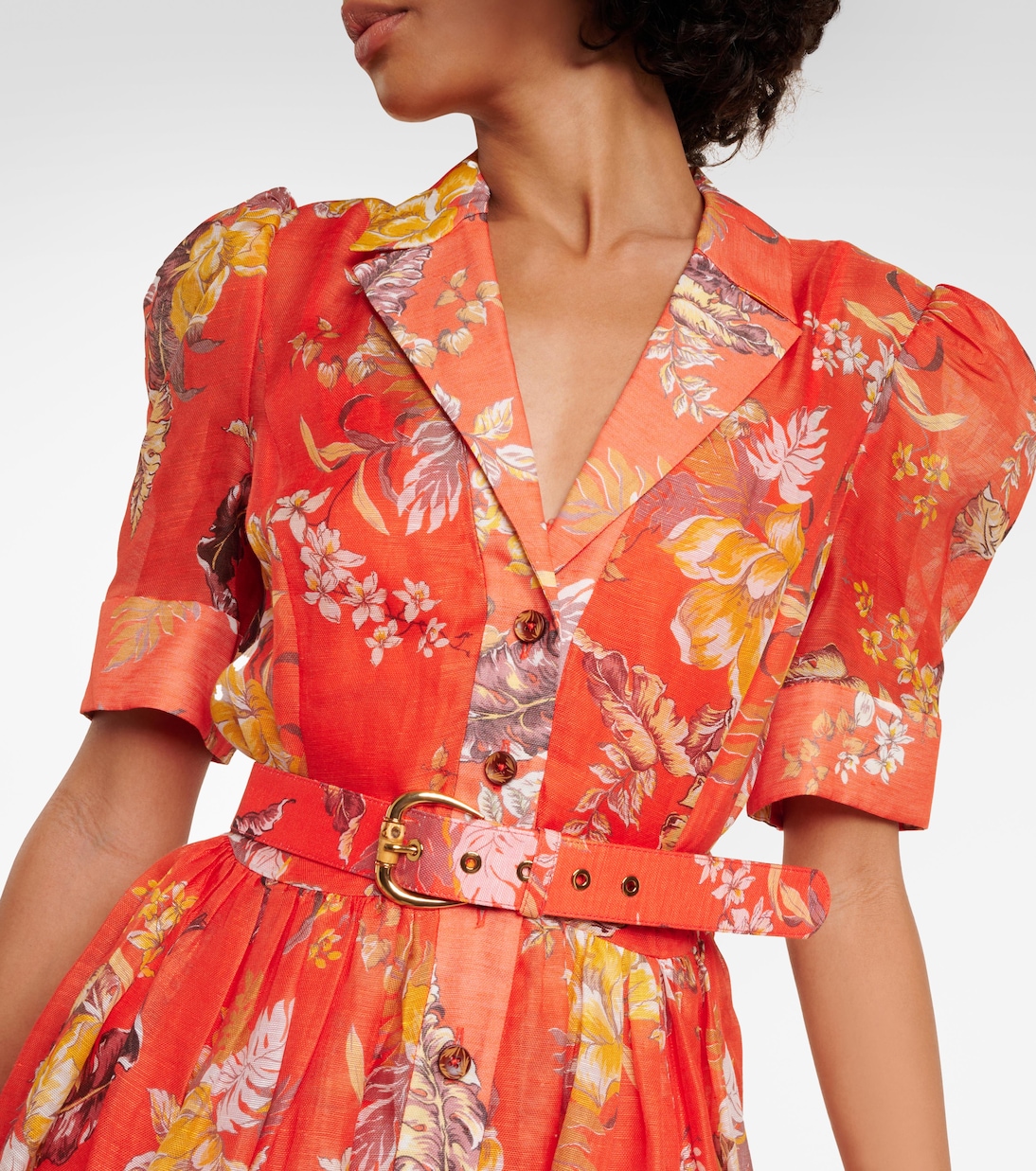 Hemdblusenkleid Matchmaker aus Leinen und Seide | Zimmermann