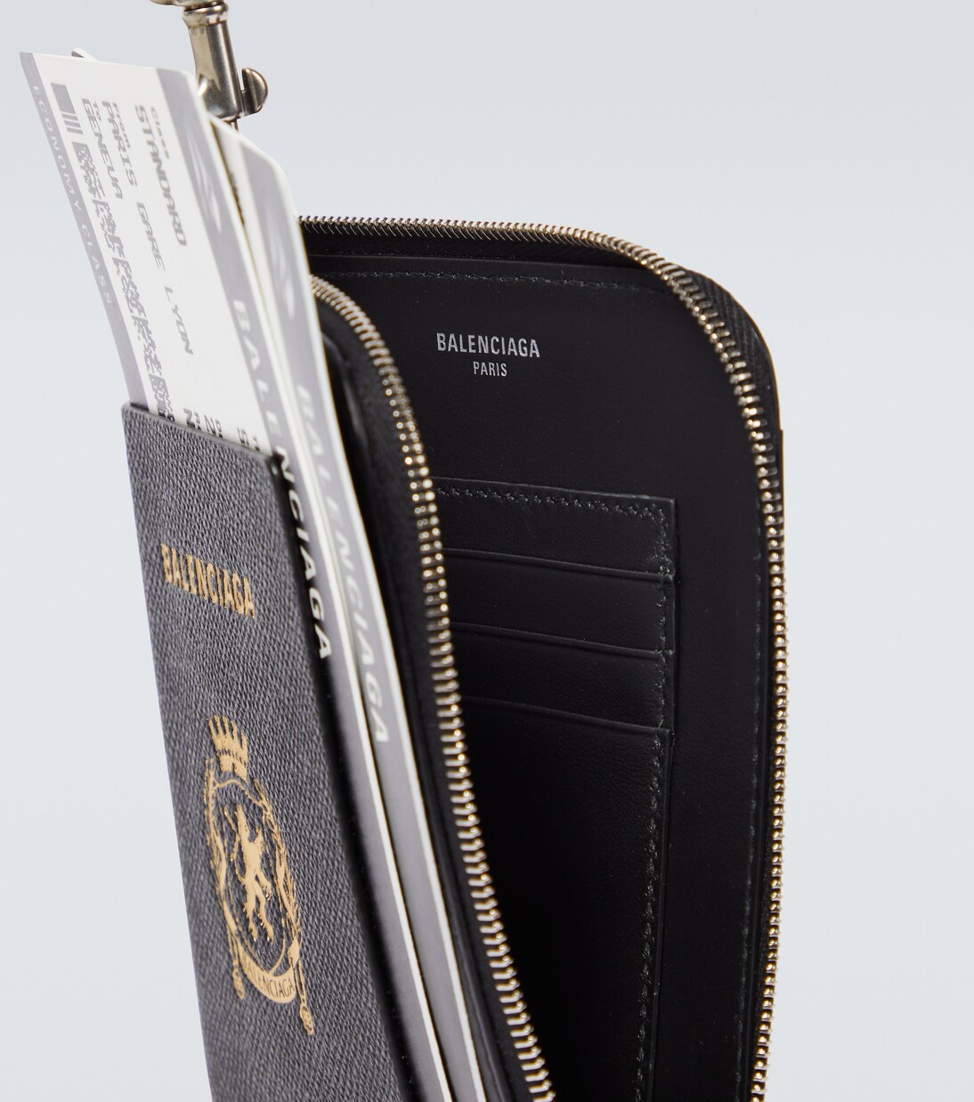 Smartphone- und Reisepassetui mit Leder | Balenciaga