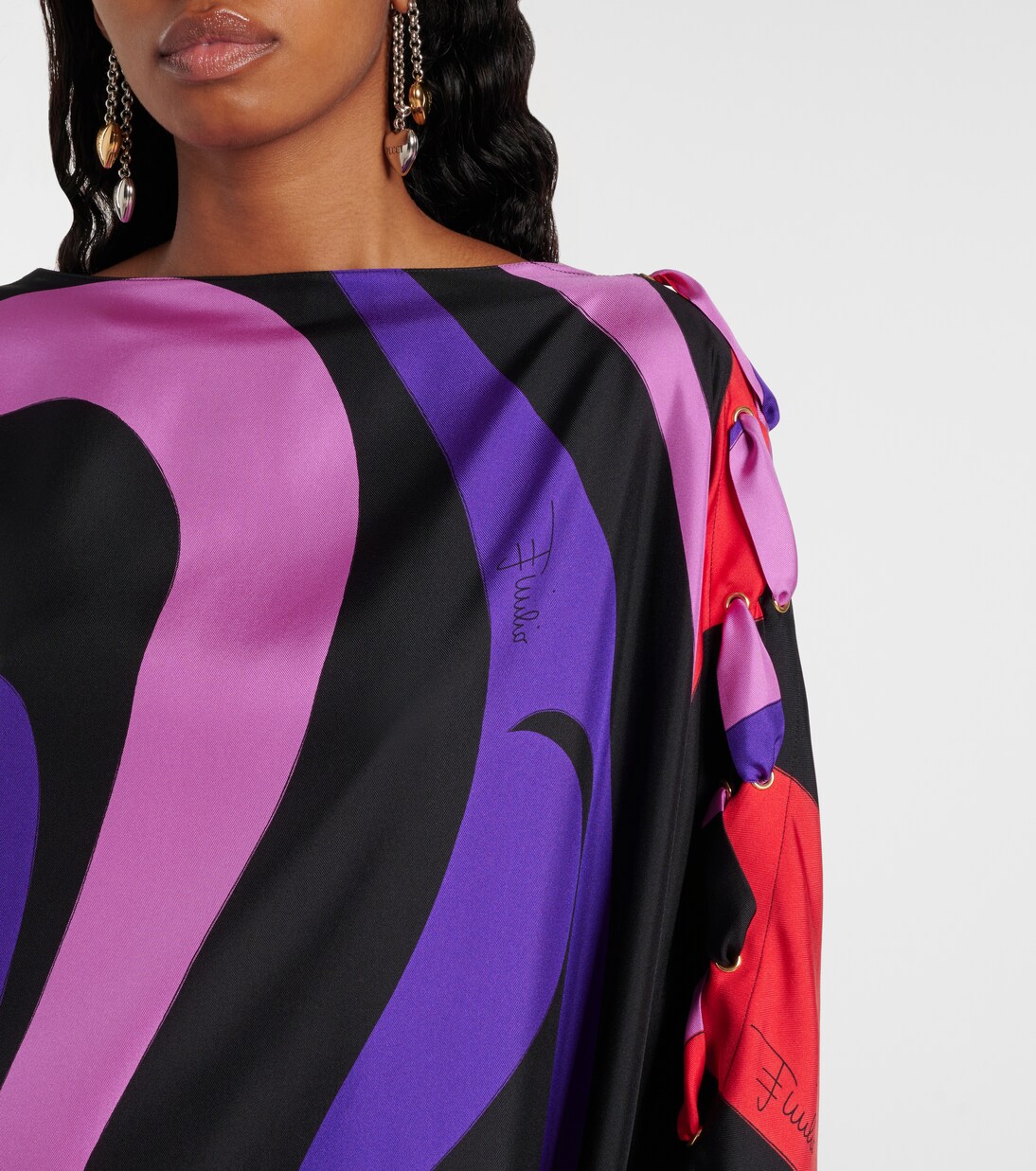 Kaftan Marmo aus Seiden-Twill | Pucci