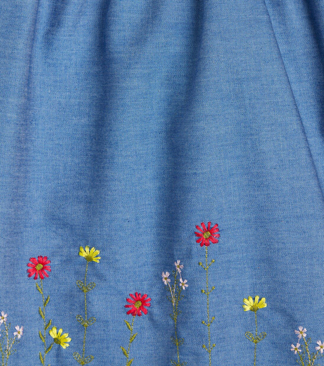 Robe Clementina brodée en coton | La Coqueta