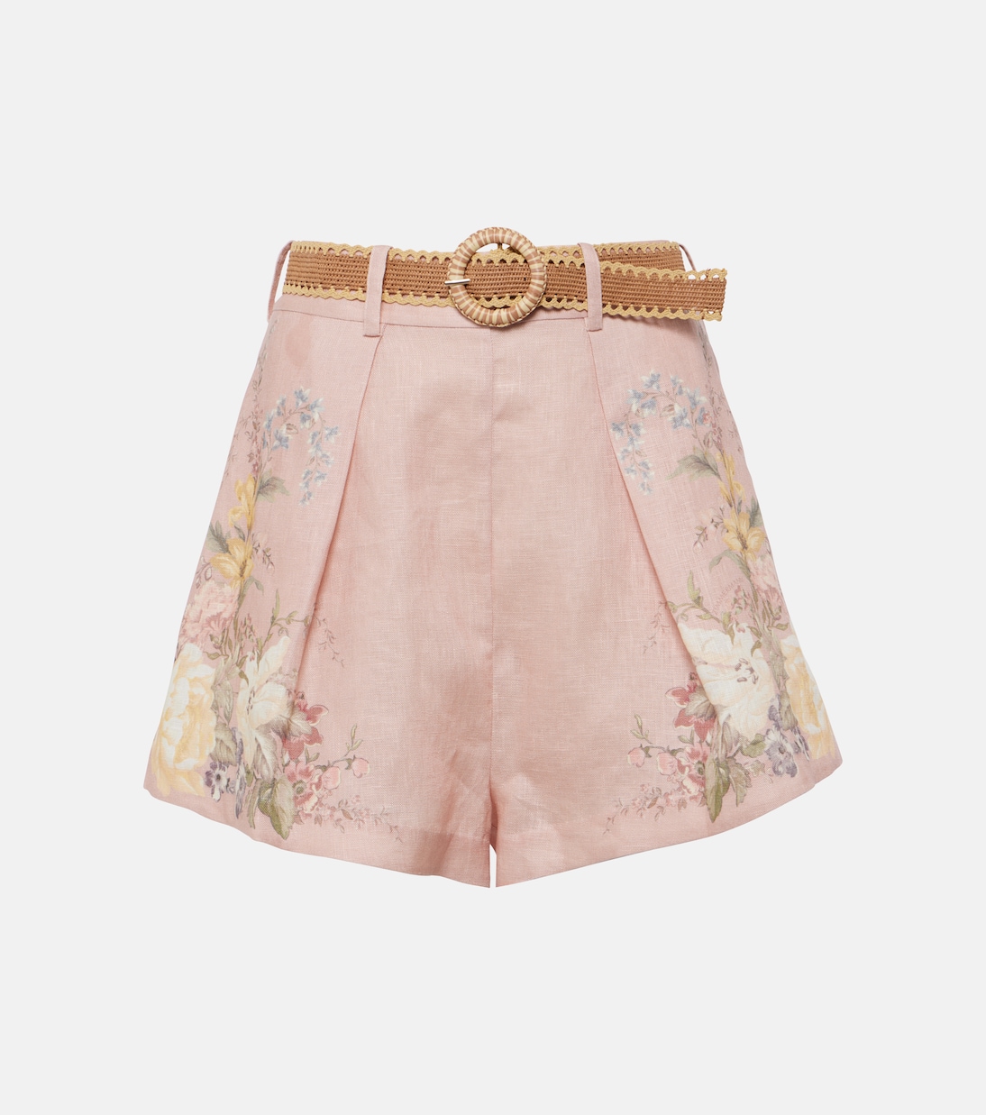 Short Waverly en lin à fleurs | Zimmermann