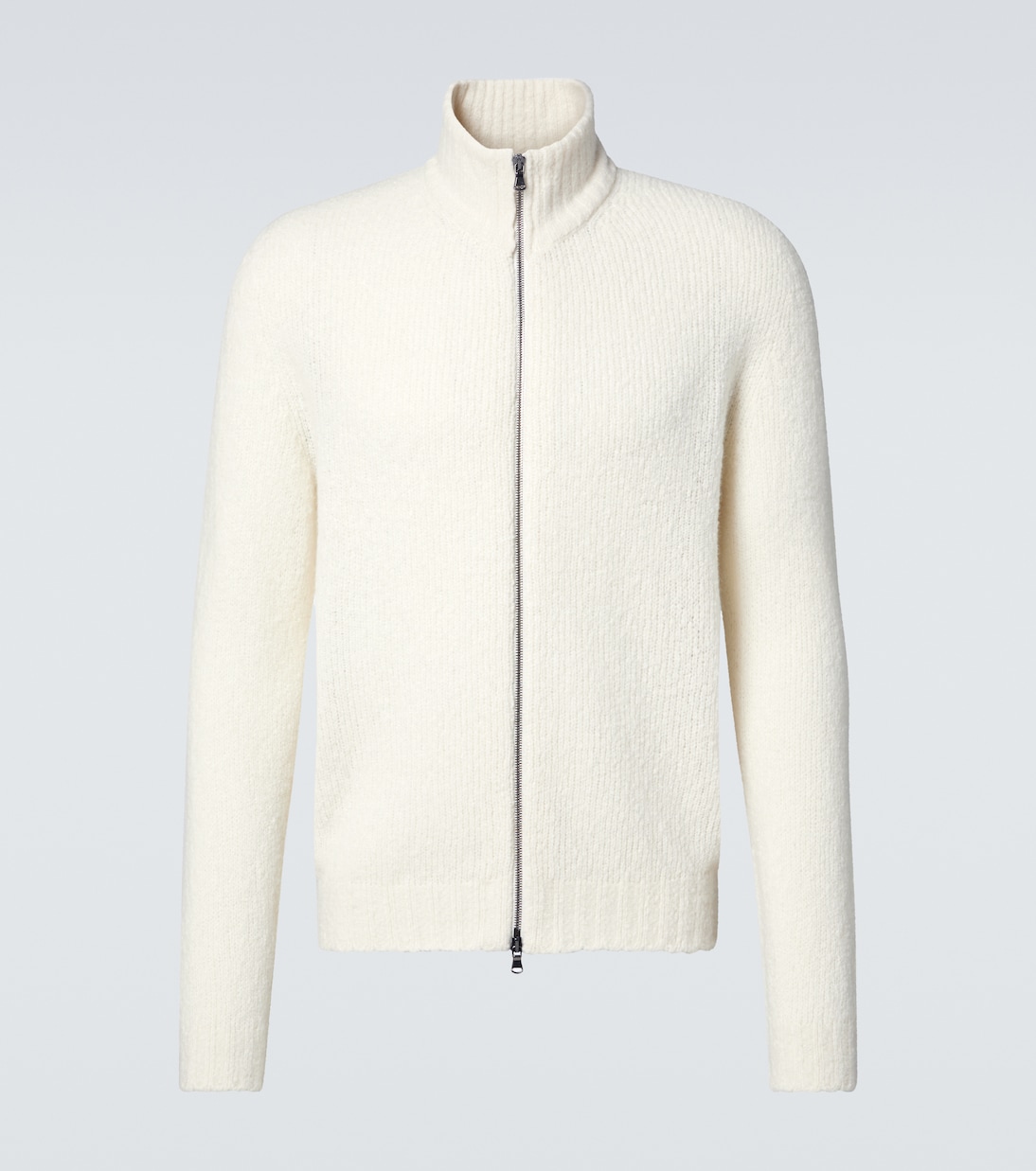 Wool and cashmere-blend zip-up sweater | Thom Sweeney
