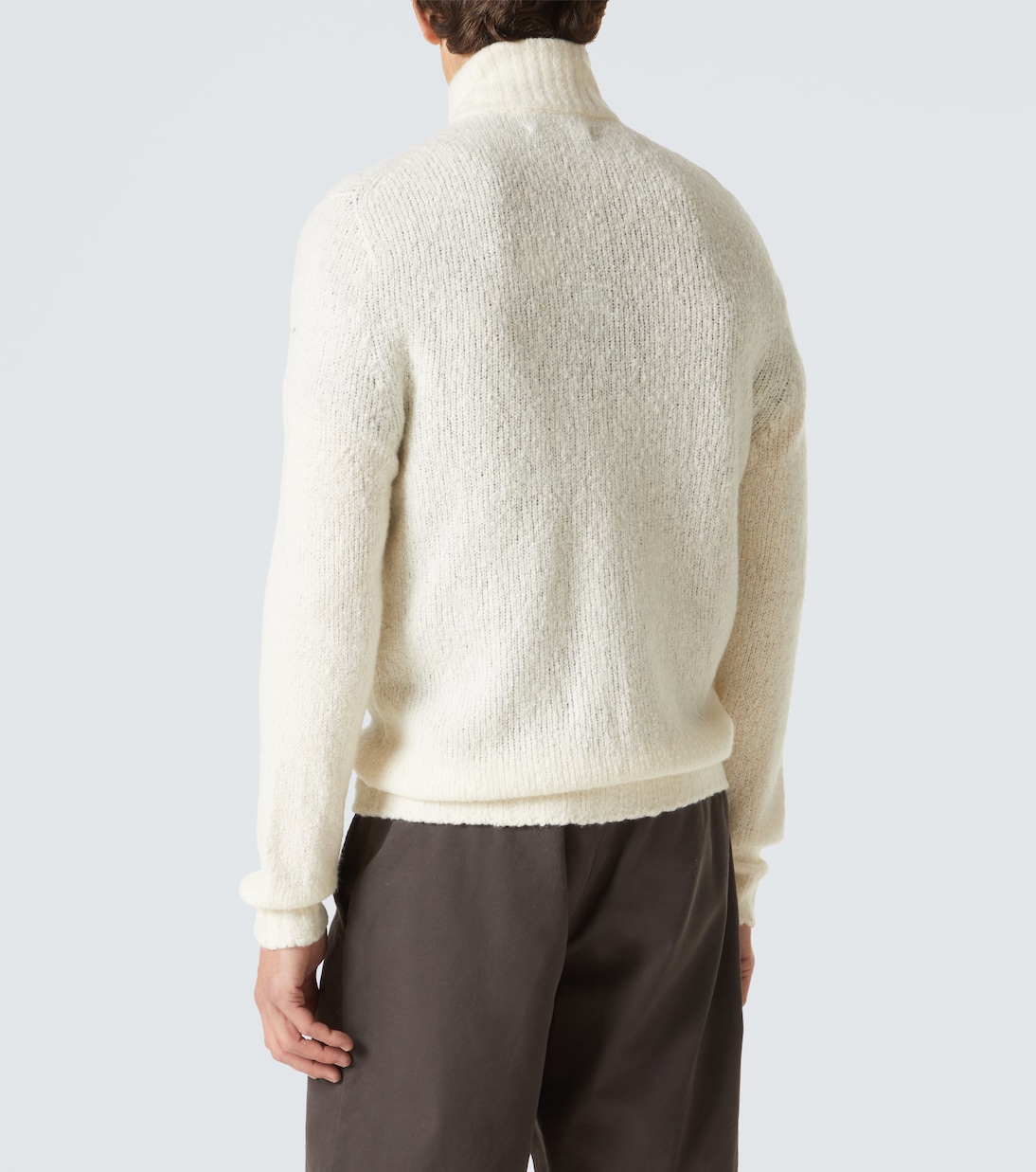 Wool and cashmere-blend zip-up sweater | Thom Sweeney