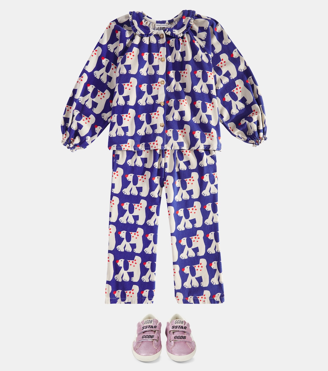 Fairy Dog cotton-blend blouse | Bobo Choses