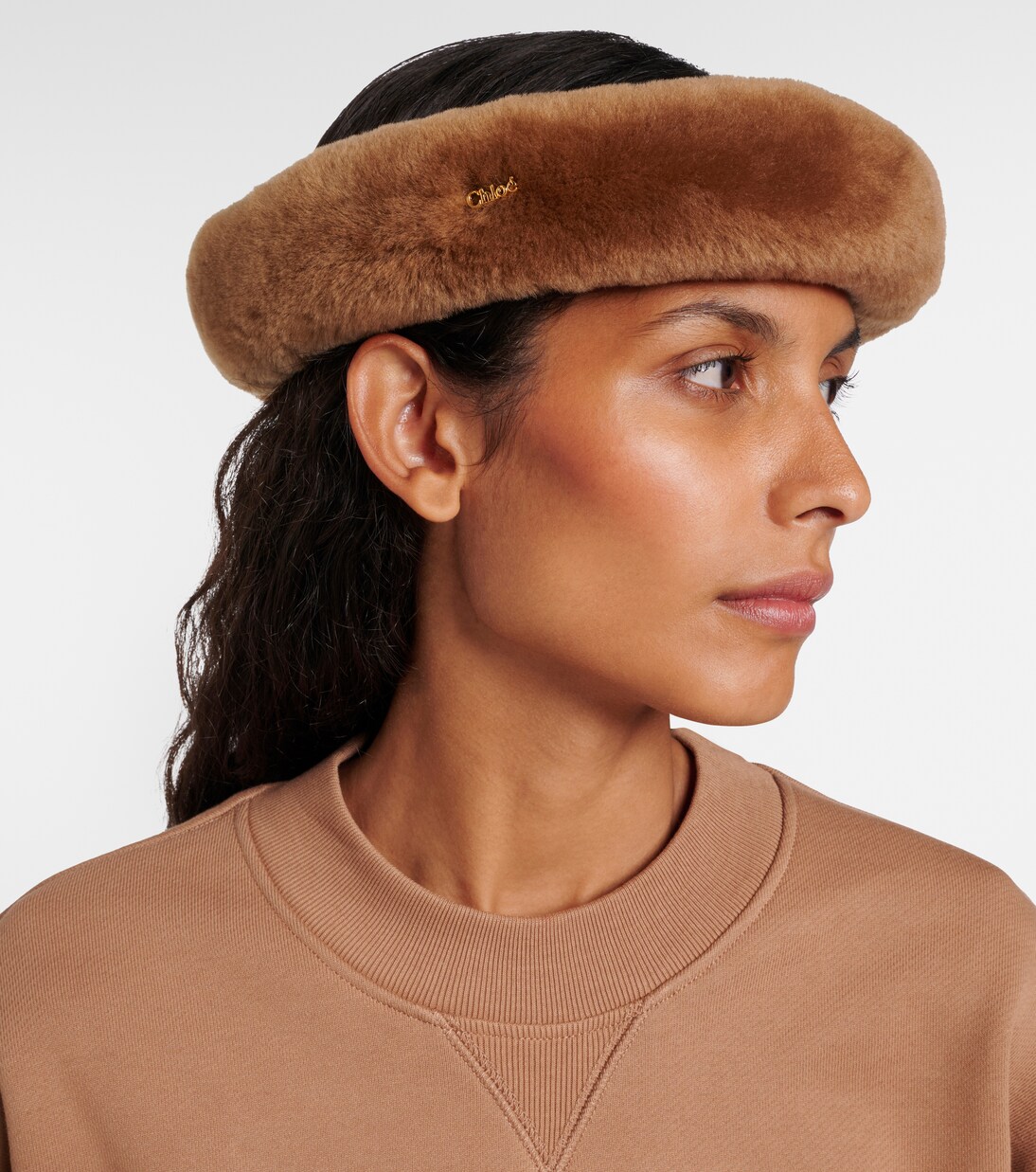 Shearling headband | Chloé