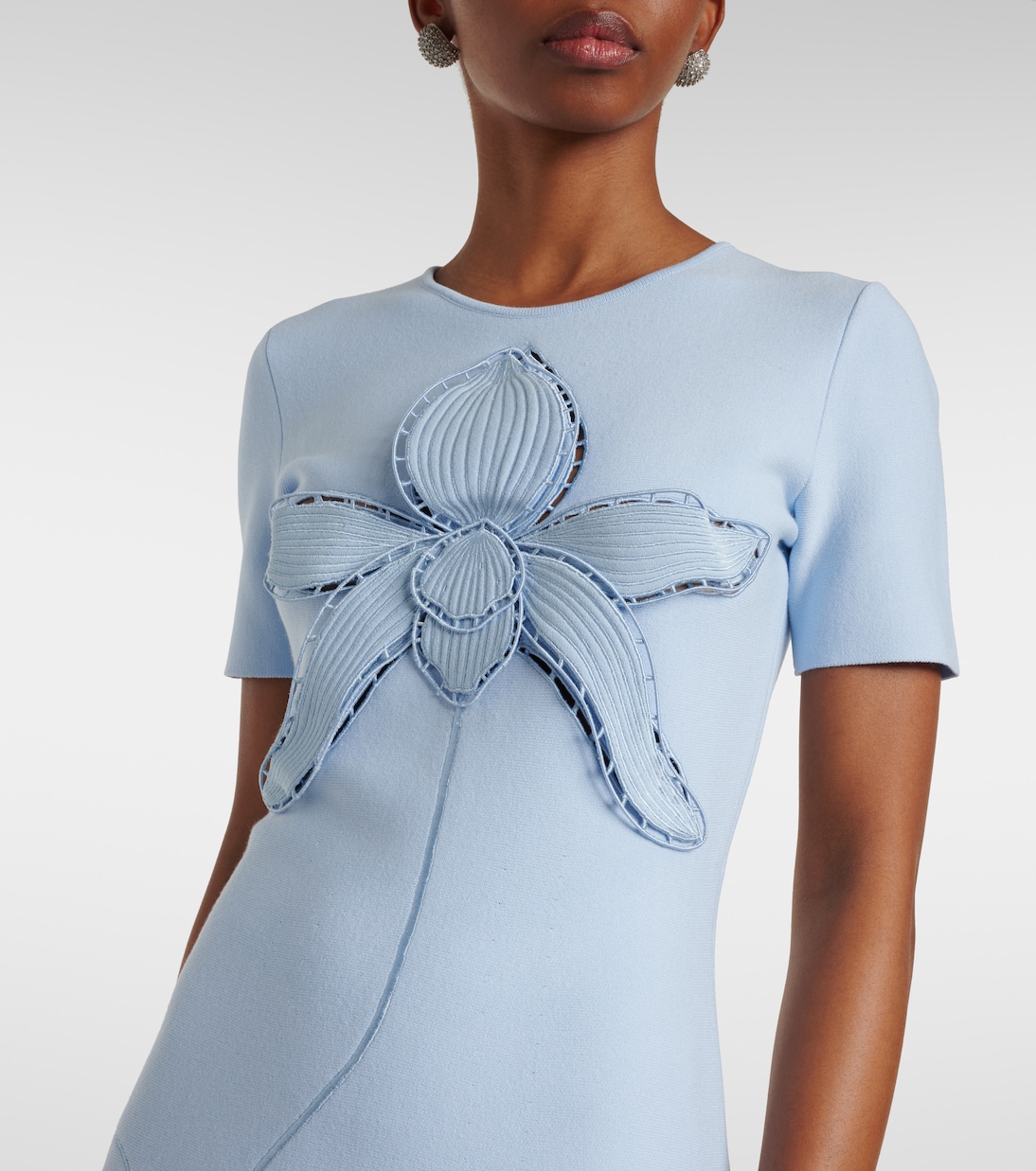 Abito da cocktail in jacquard | Oscar de la Renta