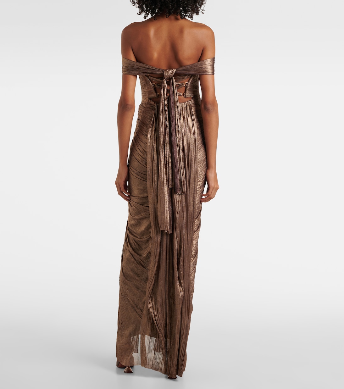 Robe longue Tia en soie | Maria Lucia Hohan