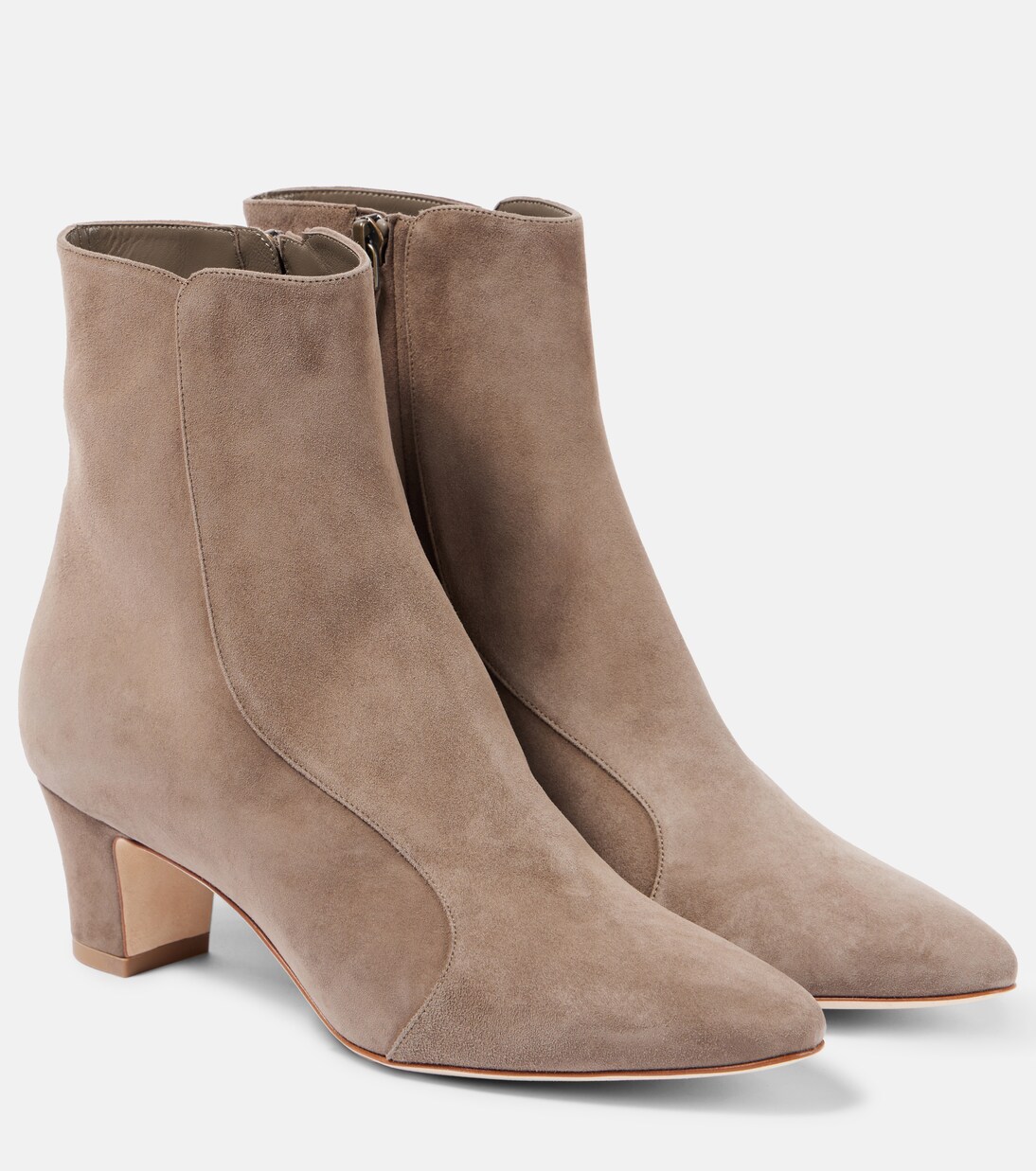 Myconia 50 suede booties | Manolo Blahnik