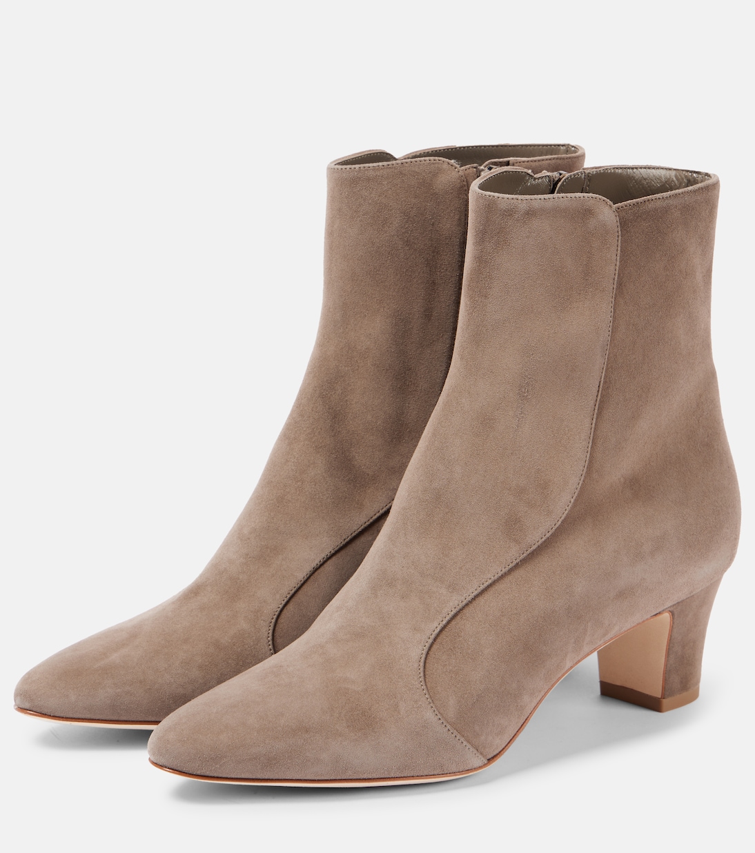 Myconia 50 suede booties | Manolo Blahnik