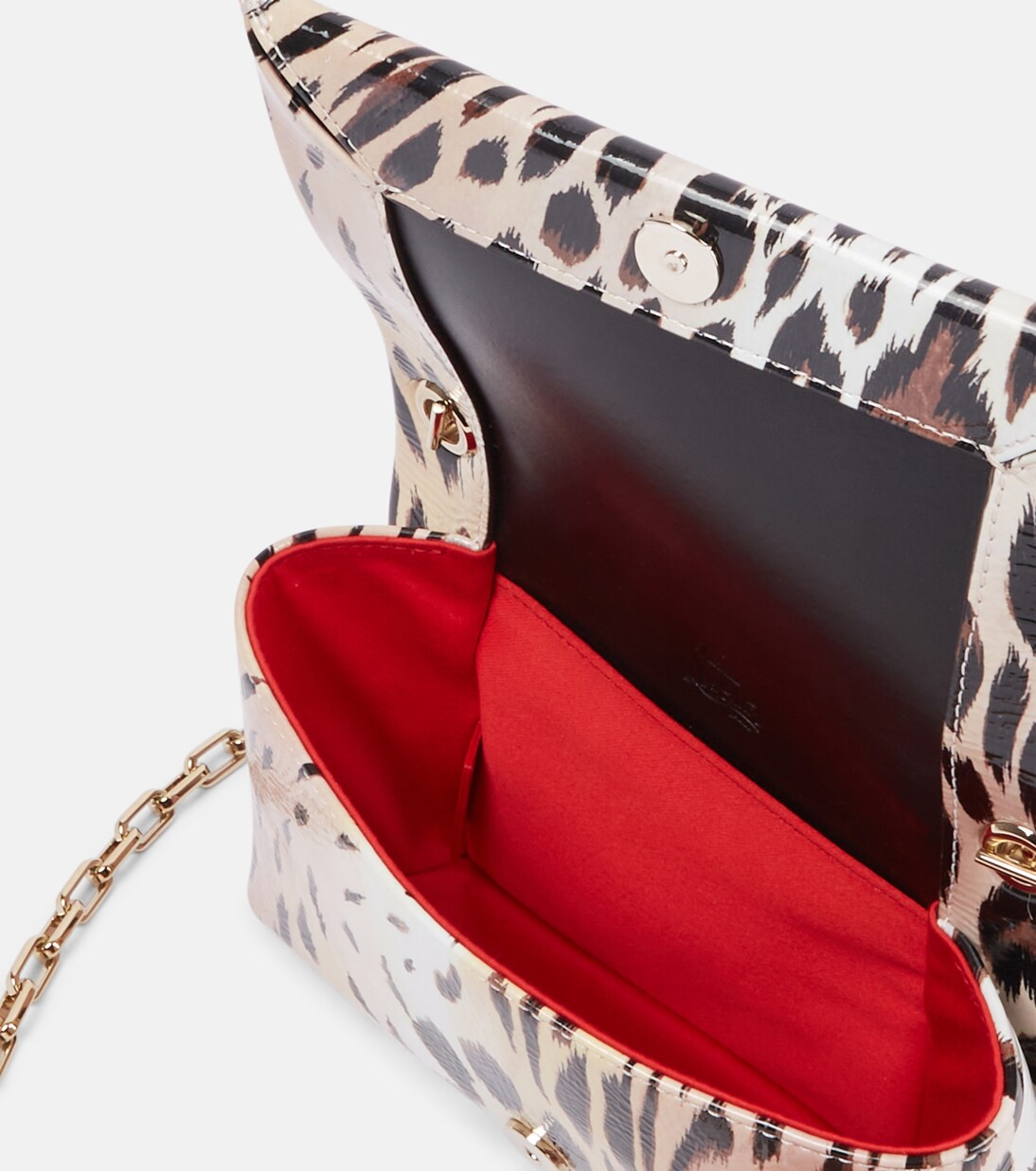 Loubi54 printed leather clutch | Christian Louboutin