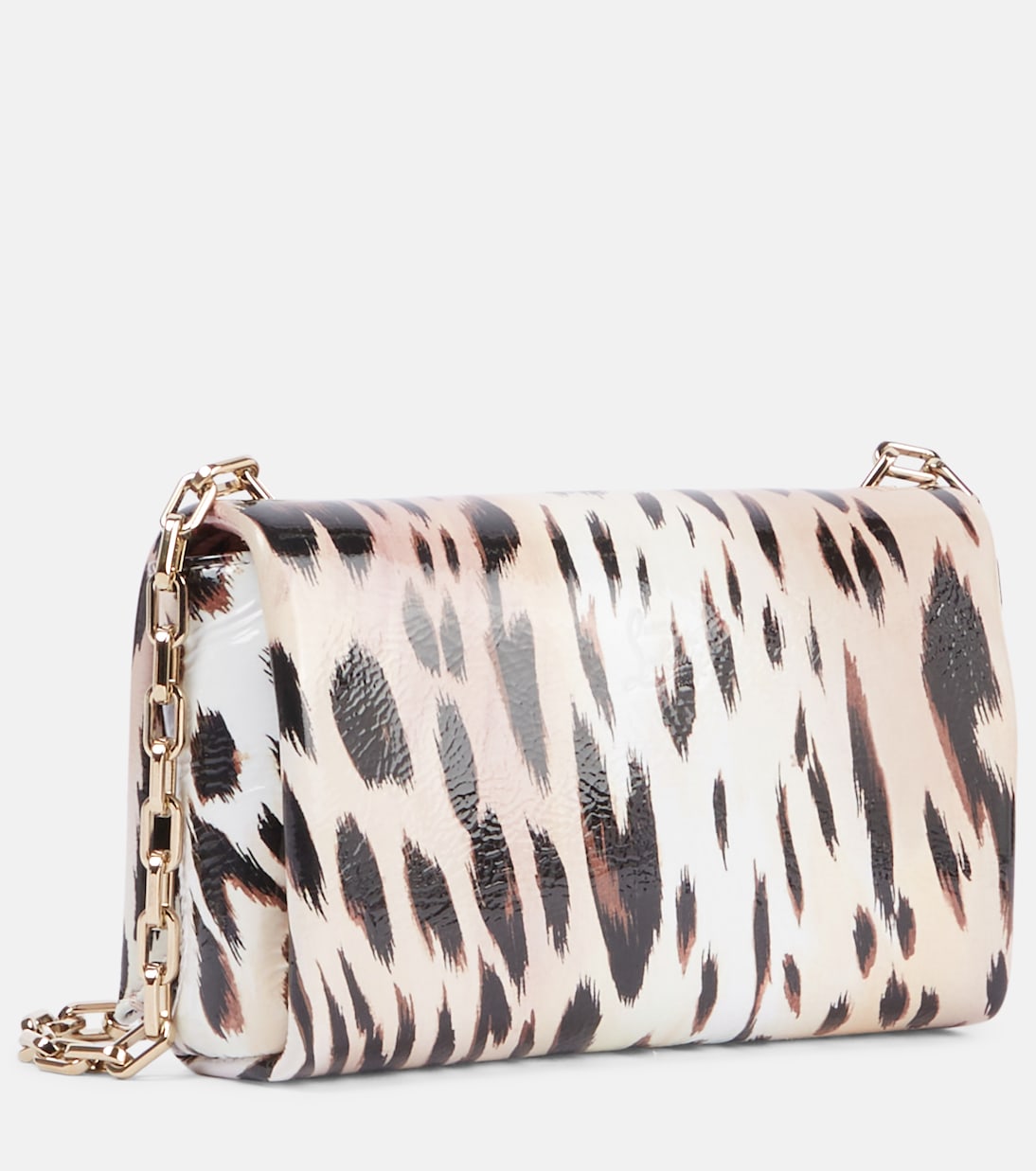 Loubi54 printed leather clutch | Christian Louboutin