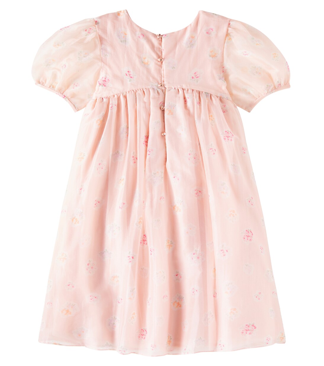 Robe Elmae en soie à fleurs | Bonpoint