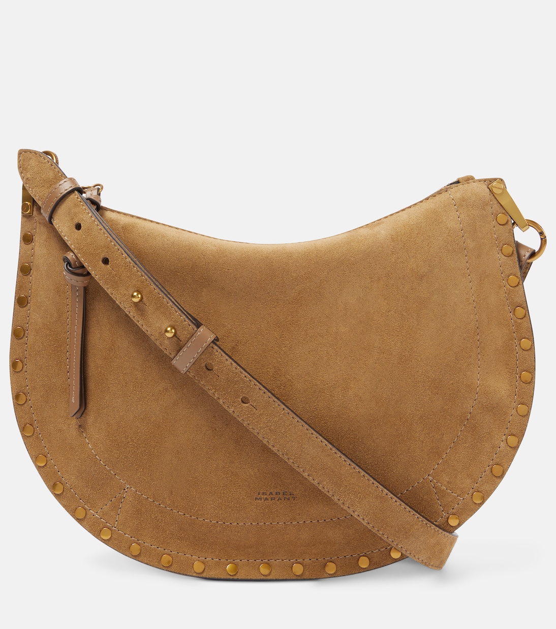 Oskan Soft Zipped suede shoulder bag | Isabel Marant