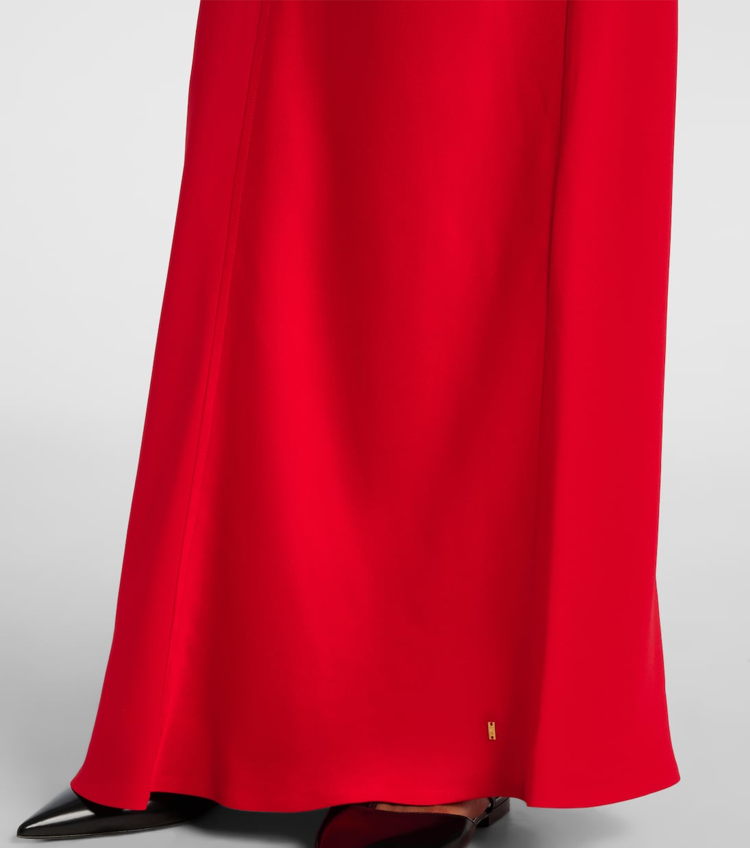 Paneled satin maxi dress | Ami Paris