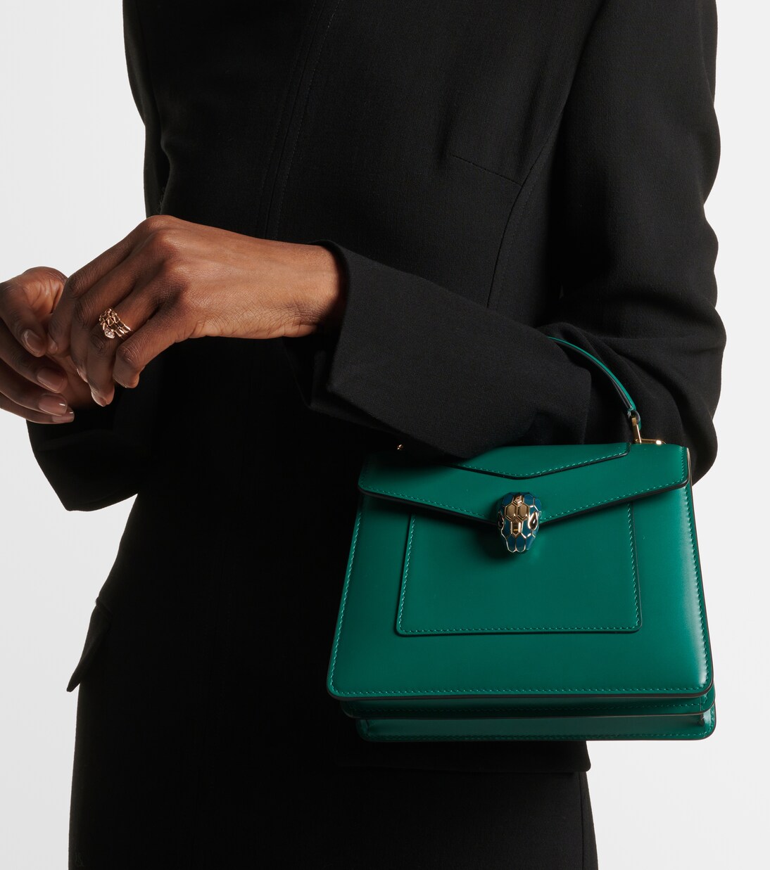 Serpenti Forever Medium leather tote bag | Bvlgari