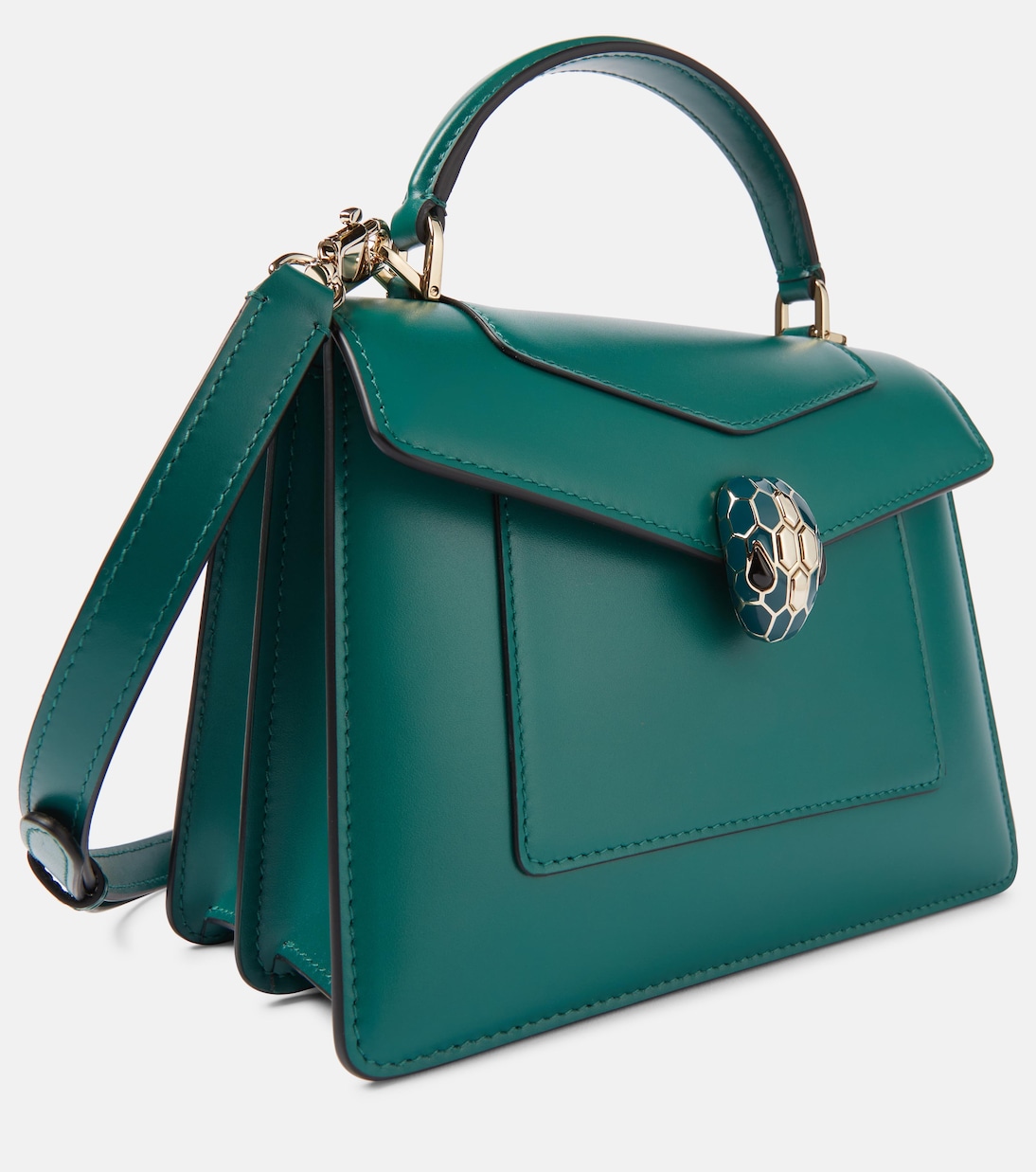 Serpenti Forever Medium leather tote bag | Bvlgari