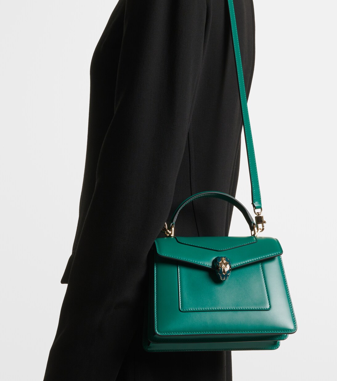 Serpenti Forever Medium leather tote bag | Bvlgari