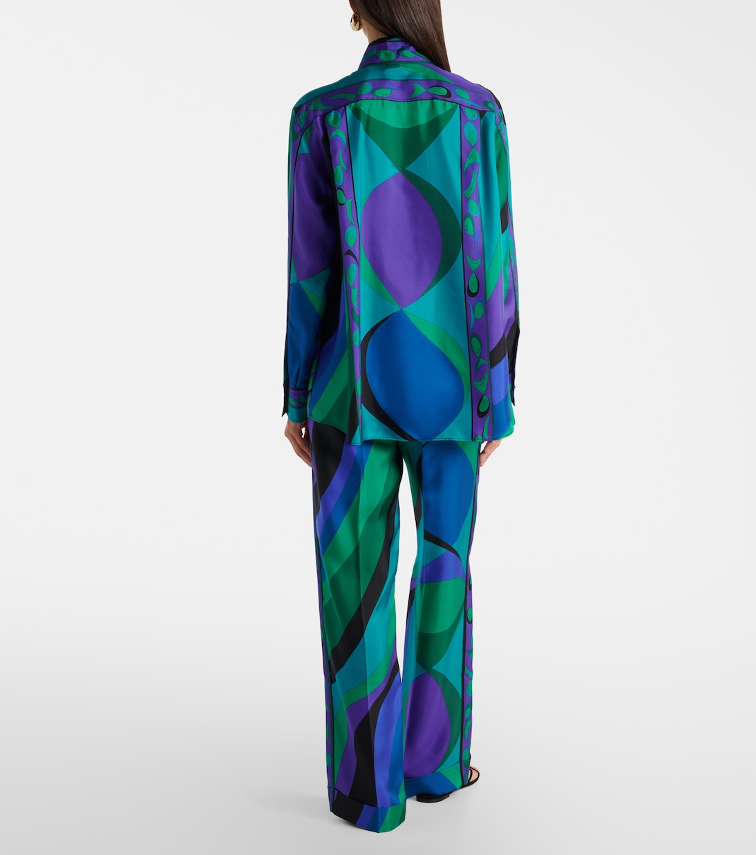 Camisa Pesci de seda  | Pucci