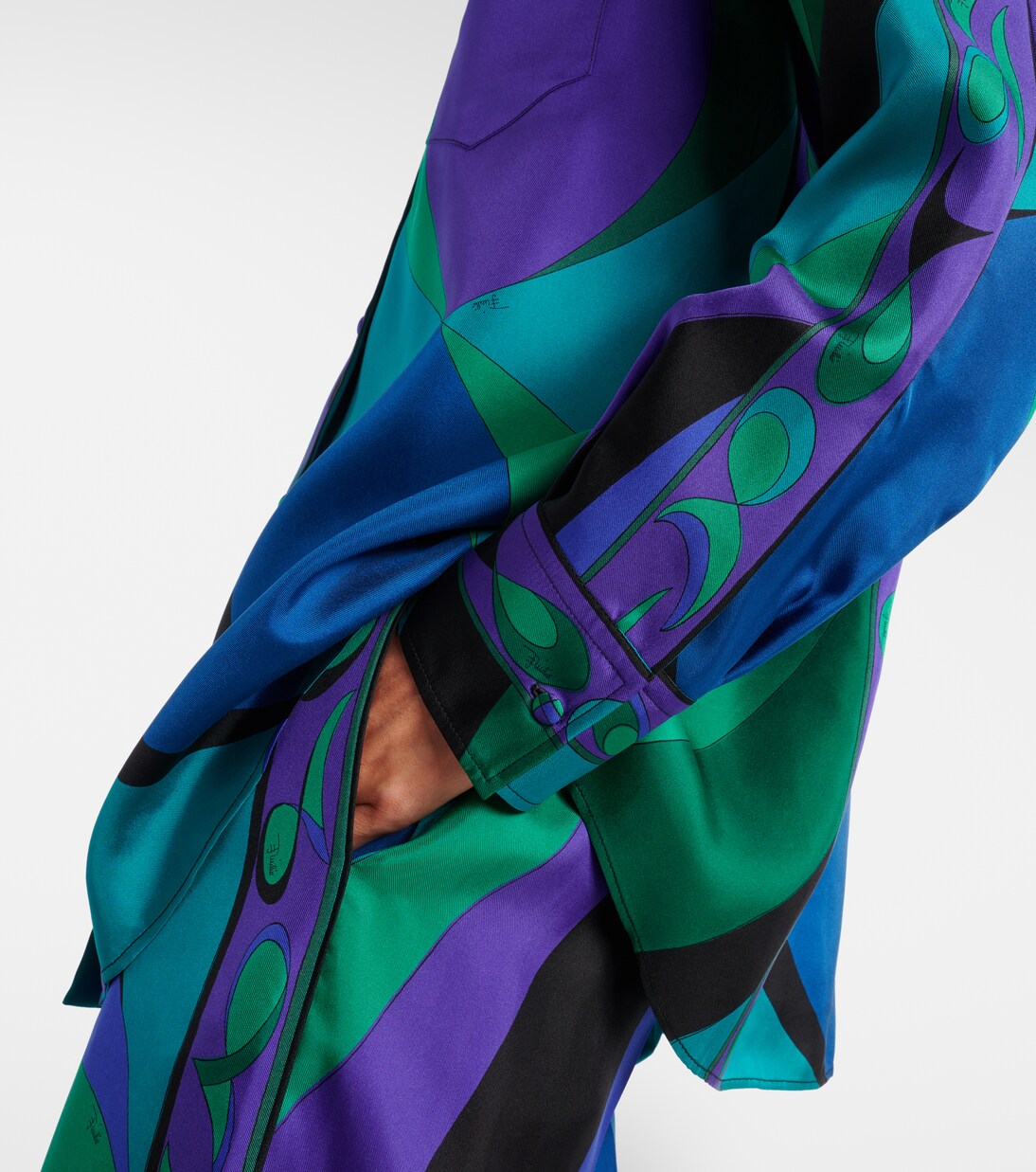 Camisa Pesci de seda  | Pucci