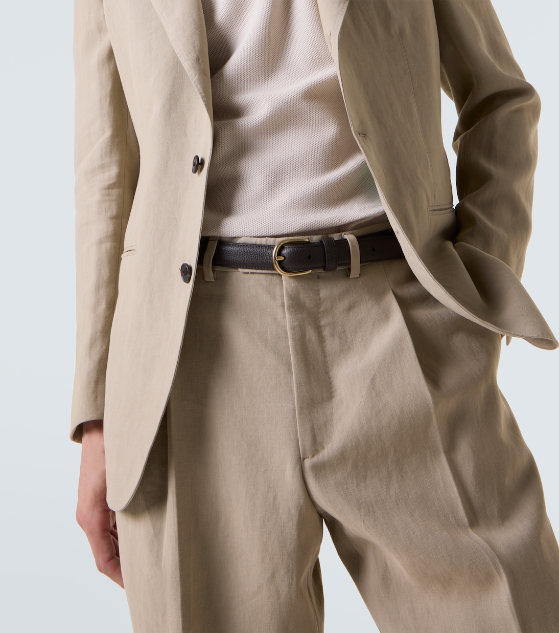 Cardon leather belt | Saman Amel