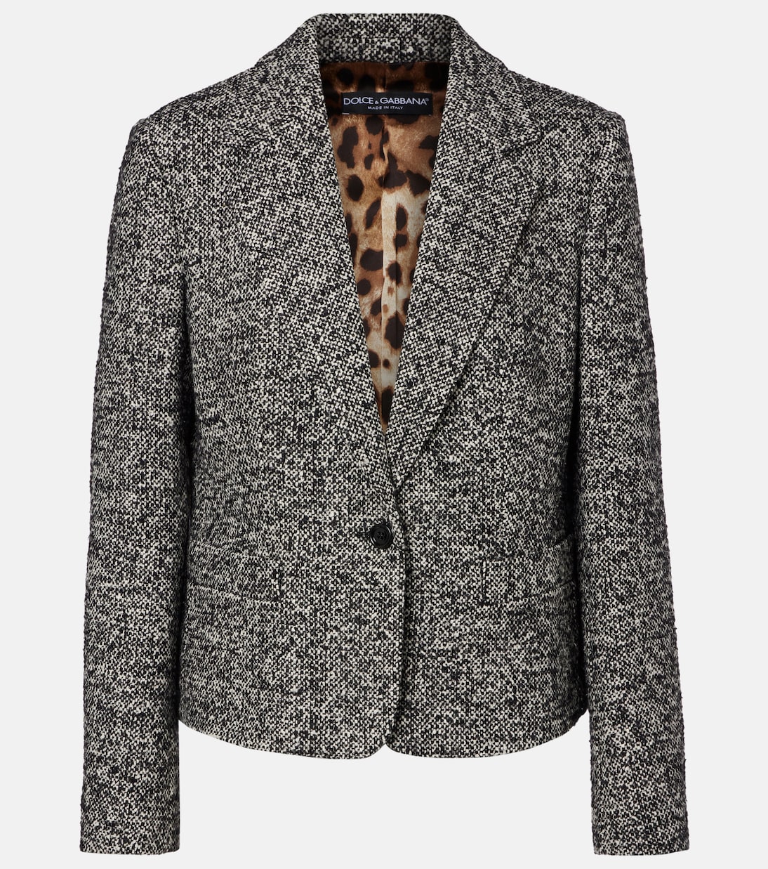 Chaqueta en mezcla de lana, seda y alpaca | Dolce&Gabbana