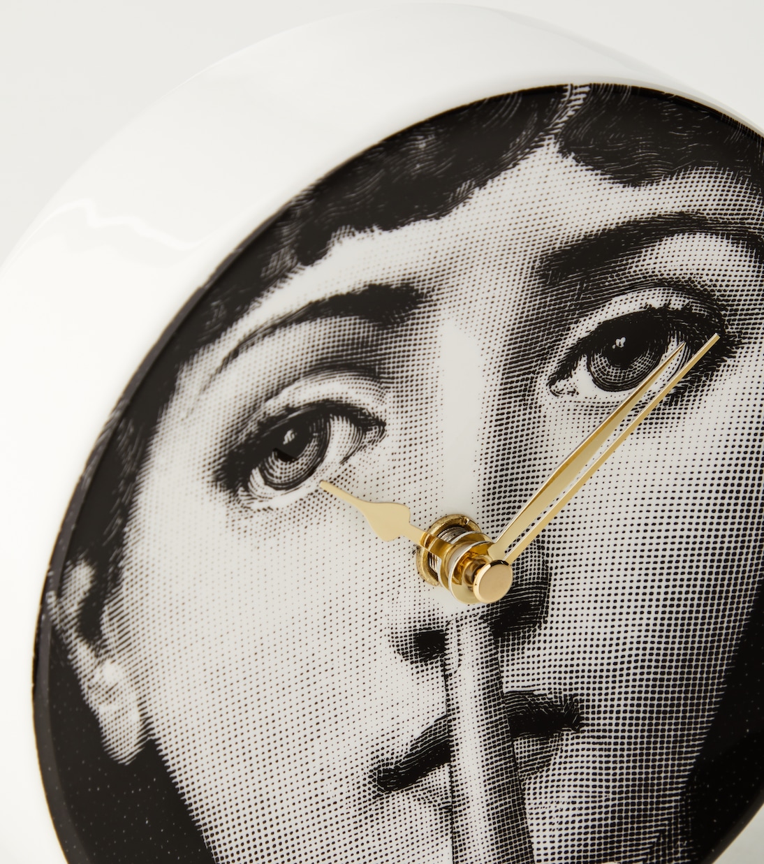 Silenzio ceramic table clock | Fornasetti