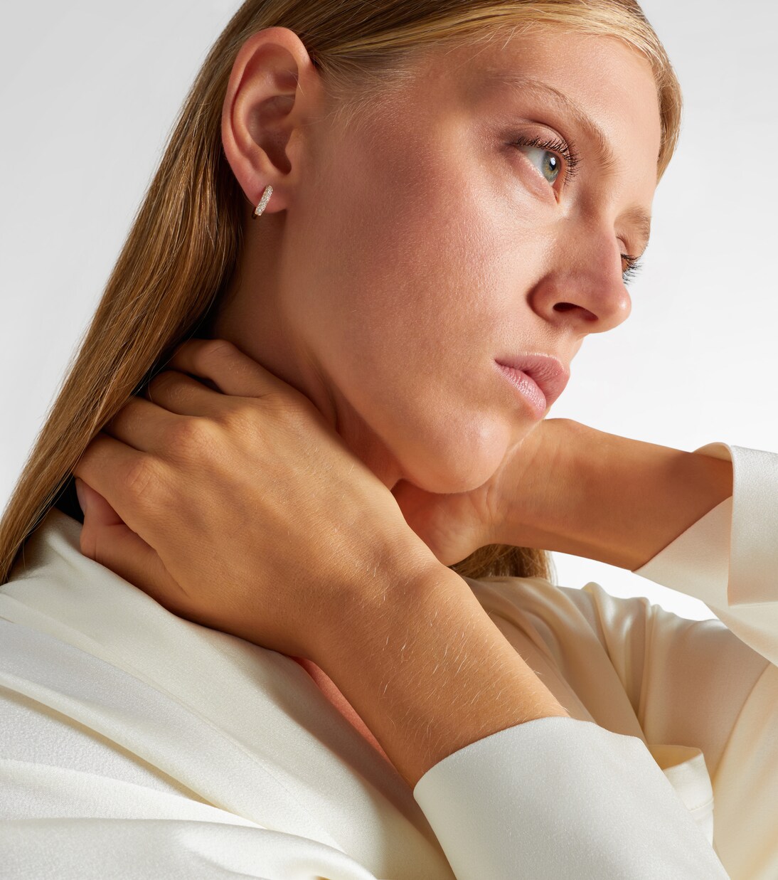 Ohrringe Essential aus 14kt Gelbgold (585/1000) mit Diamanten | Stone and Strand