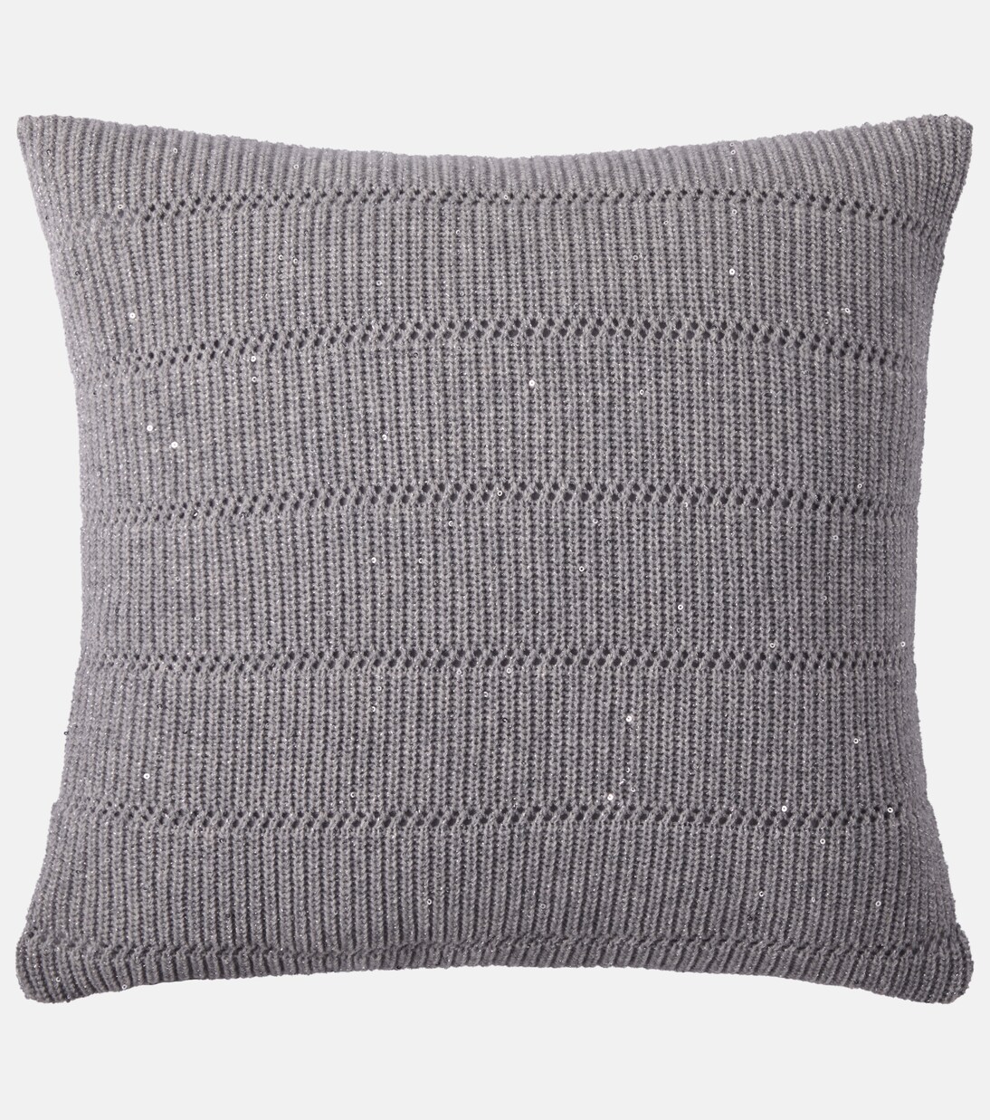 Cashmere and wool-blend cushion | Brunello Cucinelli