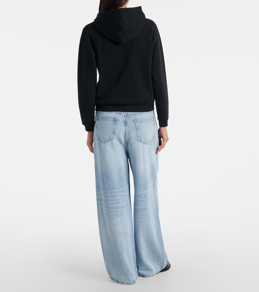 Embroidered cotton-blend jersey sweatshirt | Polo Ralph Lauren