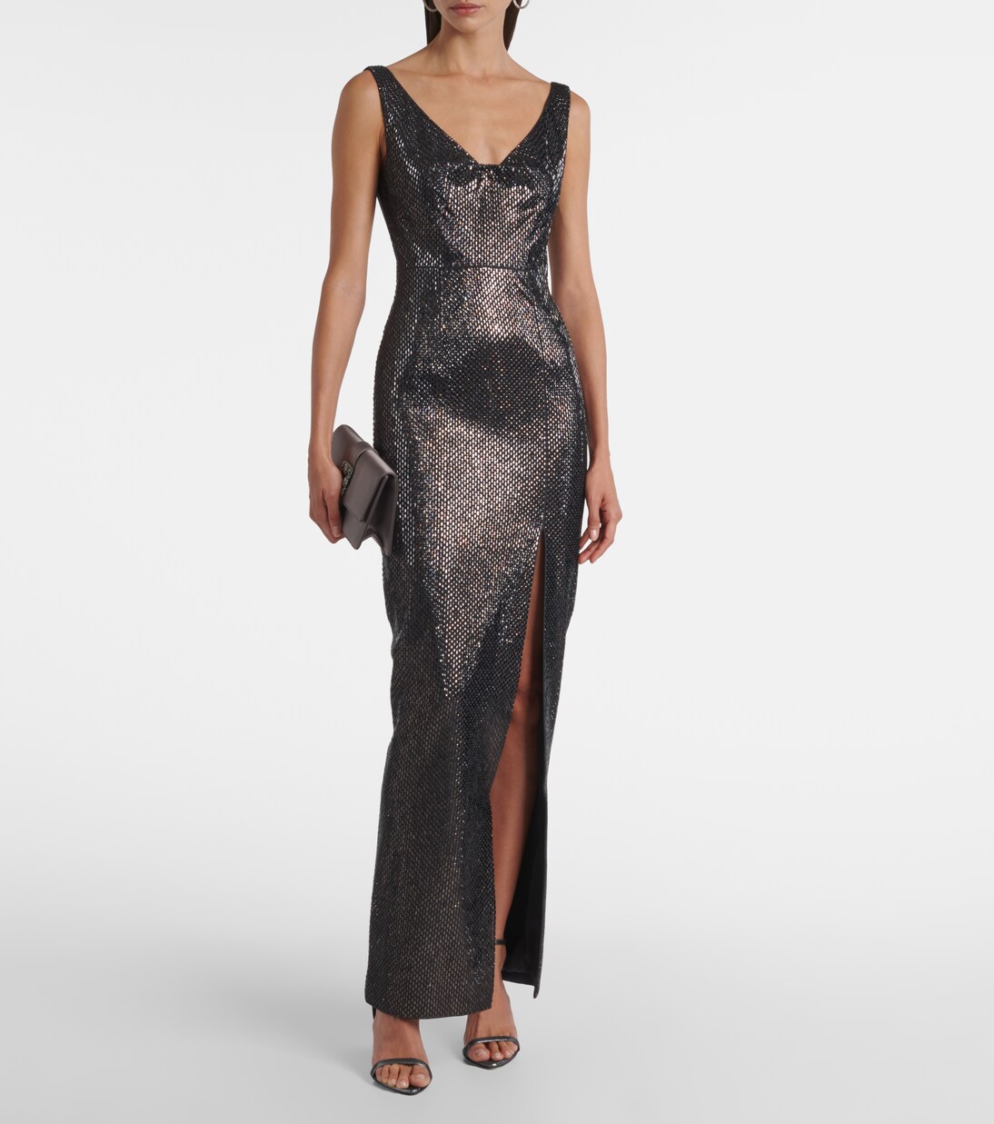 Embellished crêpe gown | Roland Mouret