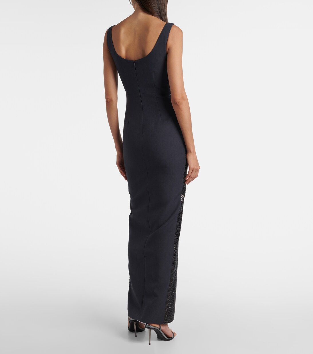 Embellished crêpe gown | Roland Mouret