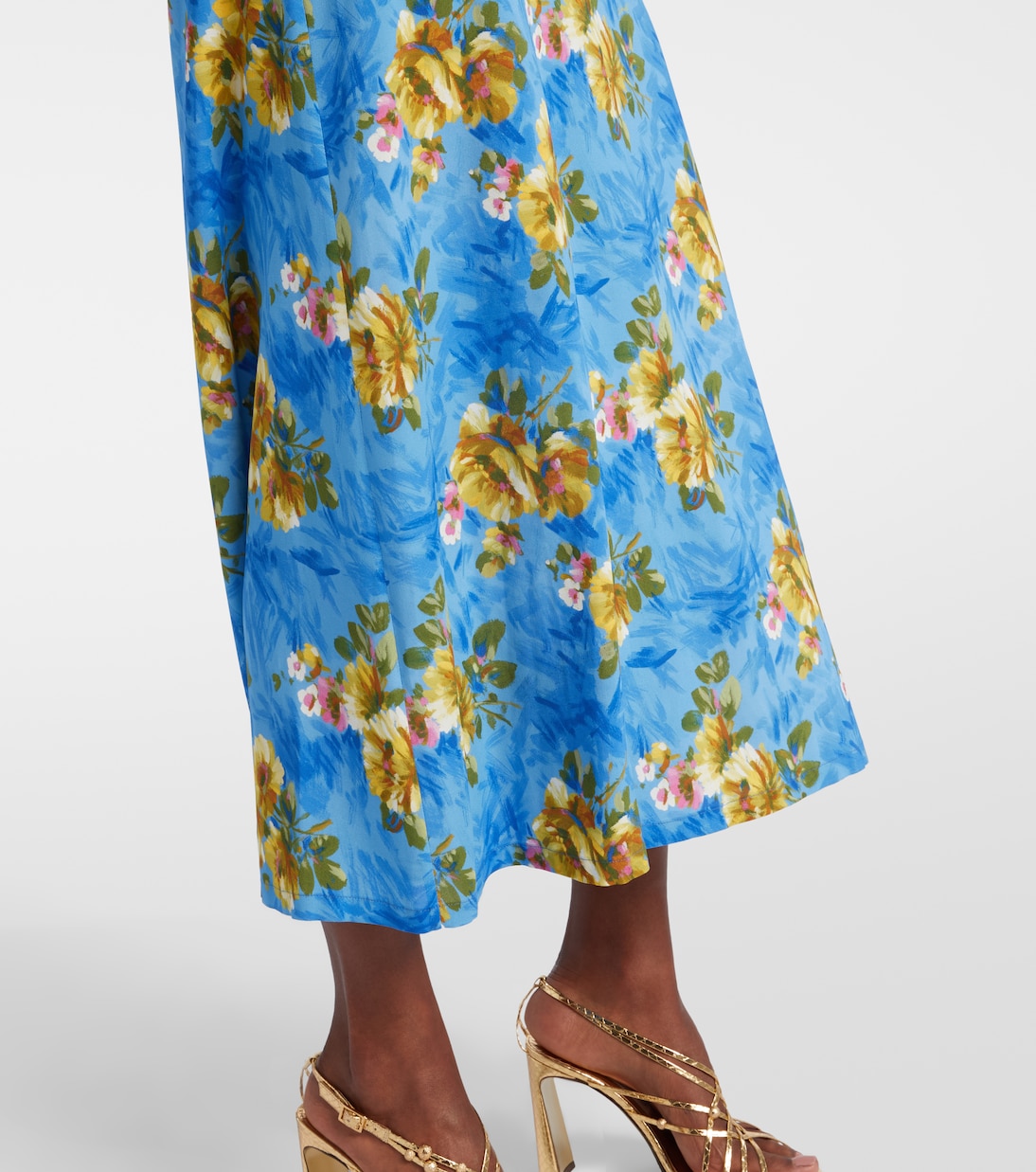 Swing floral maxi dress | La DoubleJ
