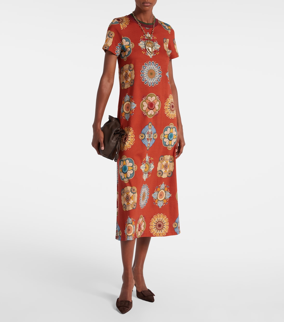 Midikleid Sporty Swing aus Baumwolle | La DoubleJ