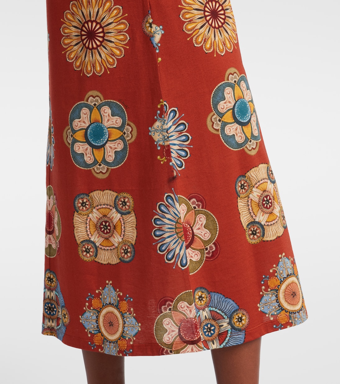 Midikleid Sporty Swing aus Baumwolle | La DoubleJ