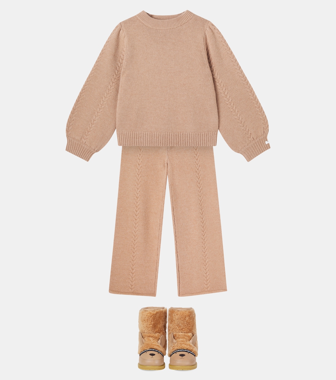 Weite Hose Sulien aus Wolle | Donsje