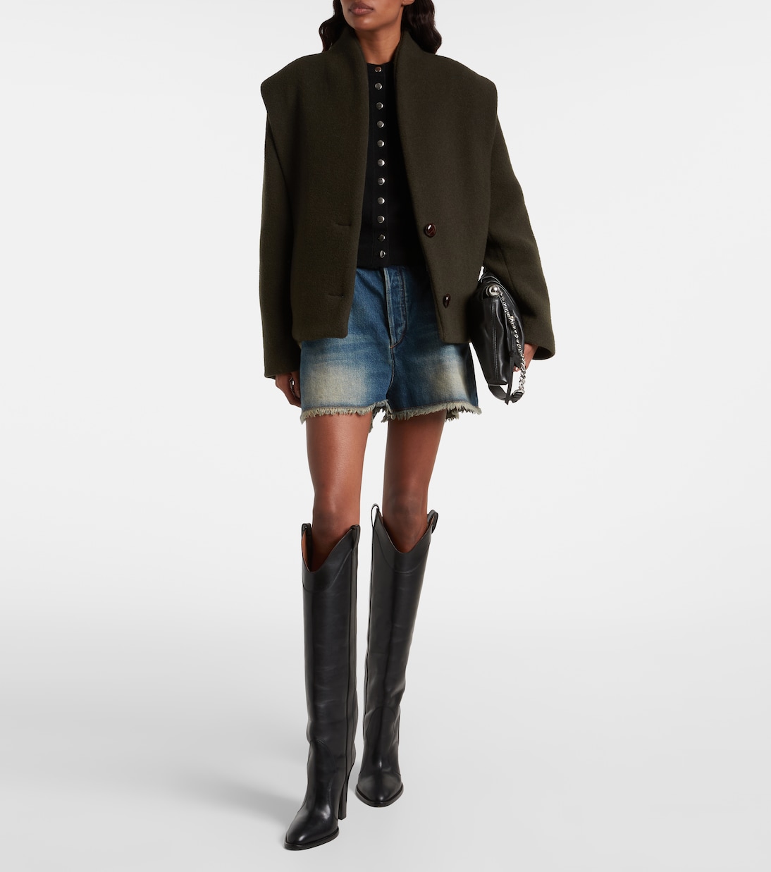 Lavinia 100 leather knee-high boots | Paris Texas
